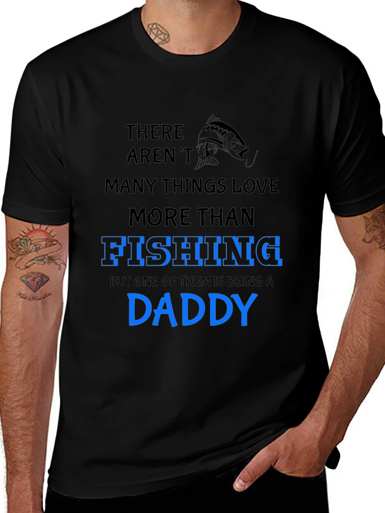 Fishing Daddy T-Shirt: Love for Fishing & Family