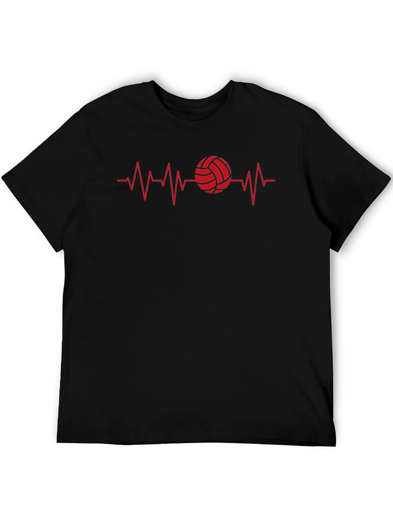 Volleyball Heartbeat Graphic T-Shirt