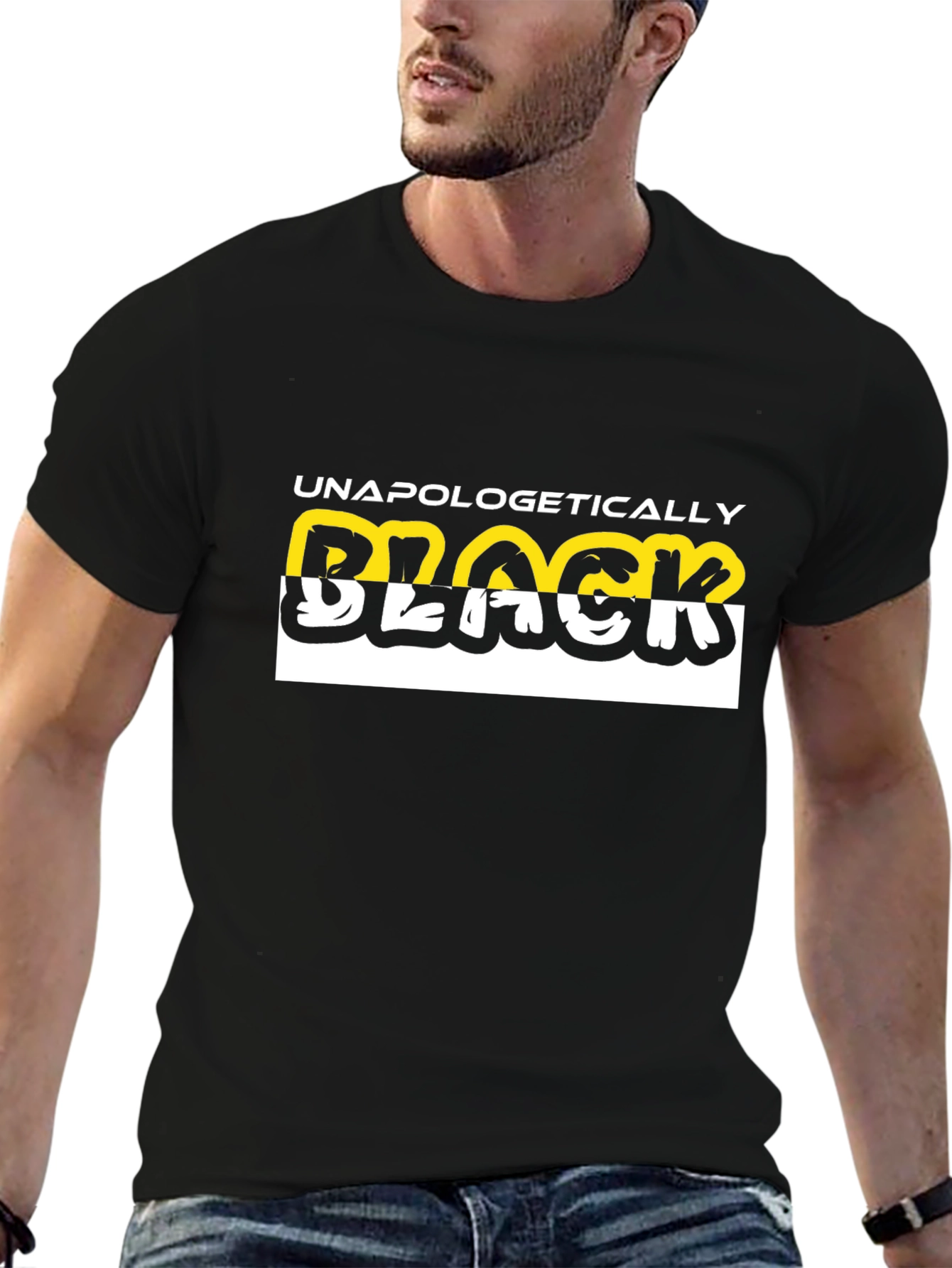 Unapologetically Black Graphic Tee - Bold Statement Shirt