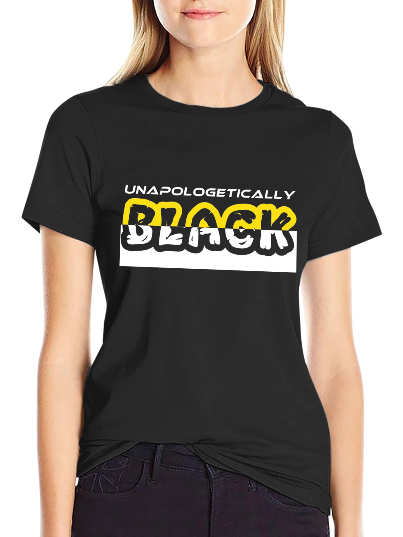 Unapologetically Black Graphic Tee - Bold Statement Shirt