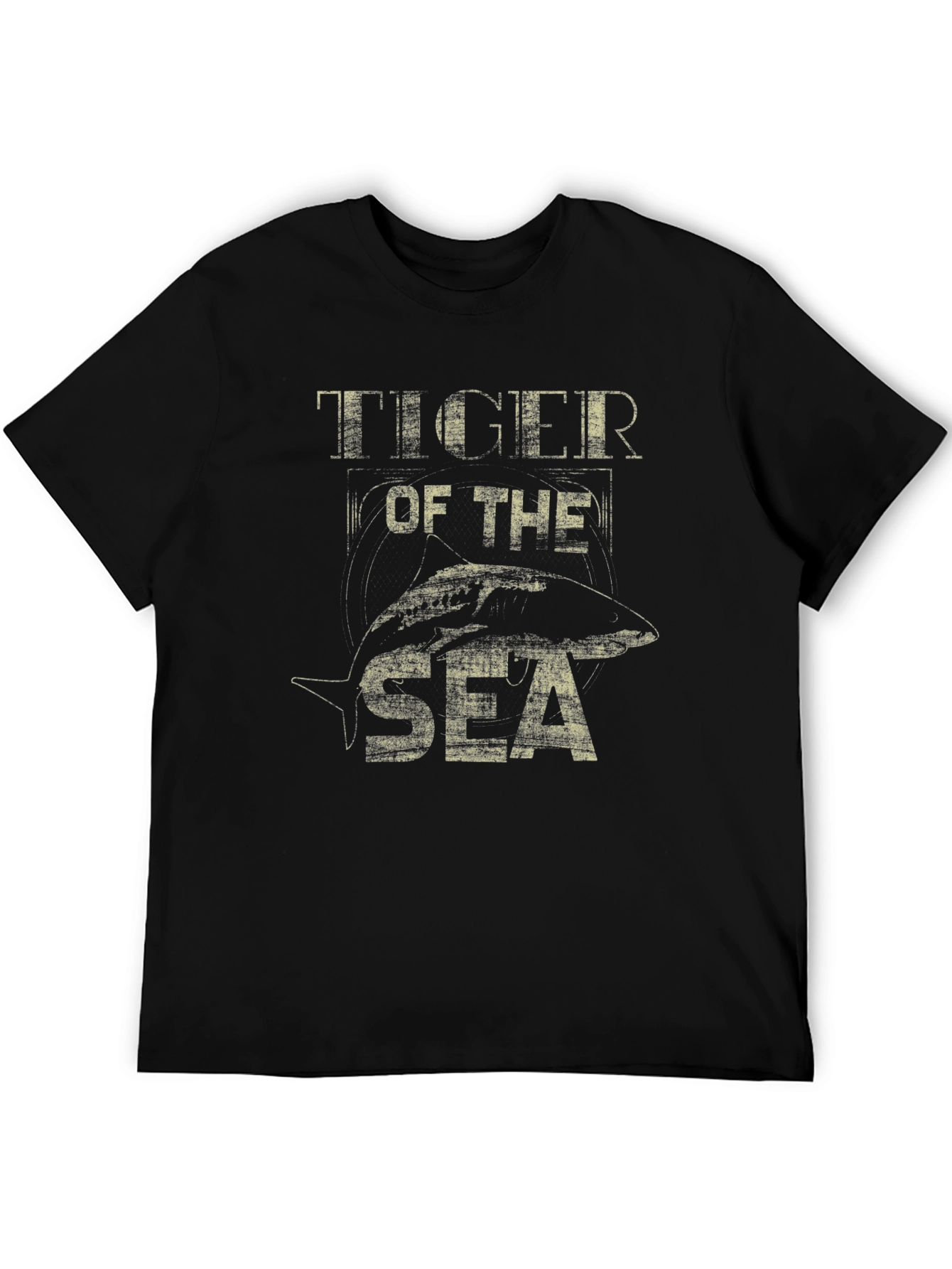 Tiger of the Sea Graphic T-Shirt - Black