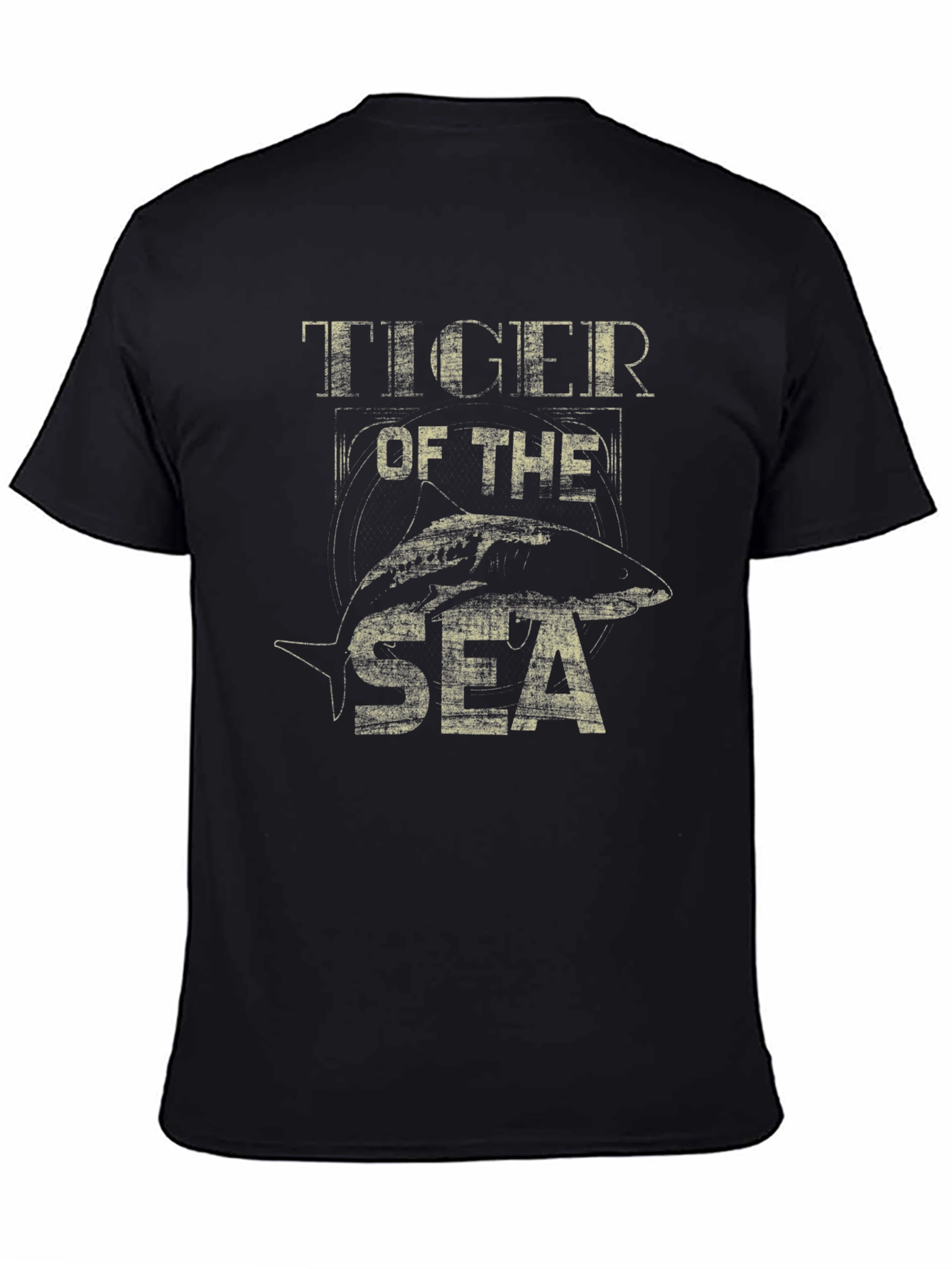Tiger of the Sea Graphic T-Shirt - Black