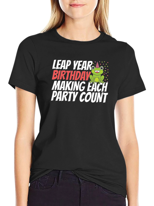 Leap Year Birthday Frog T-Shirt