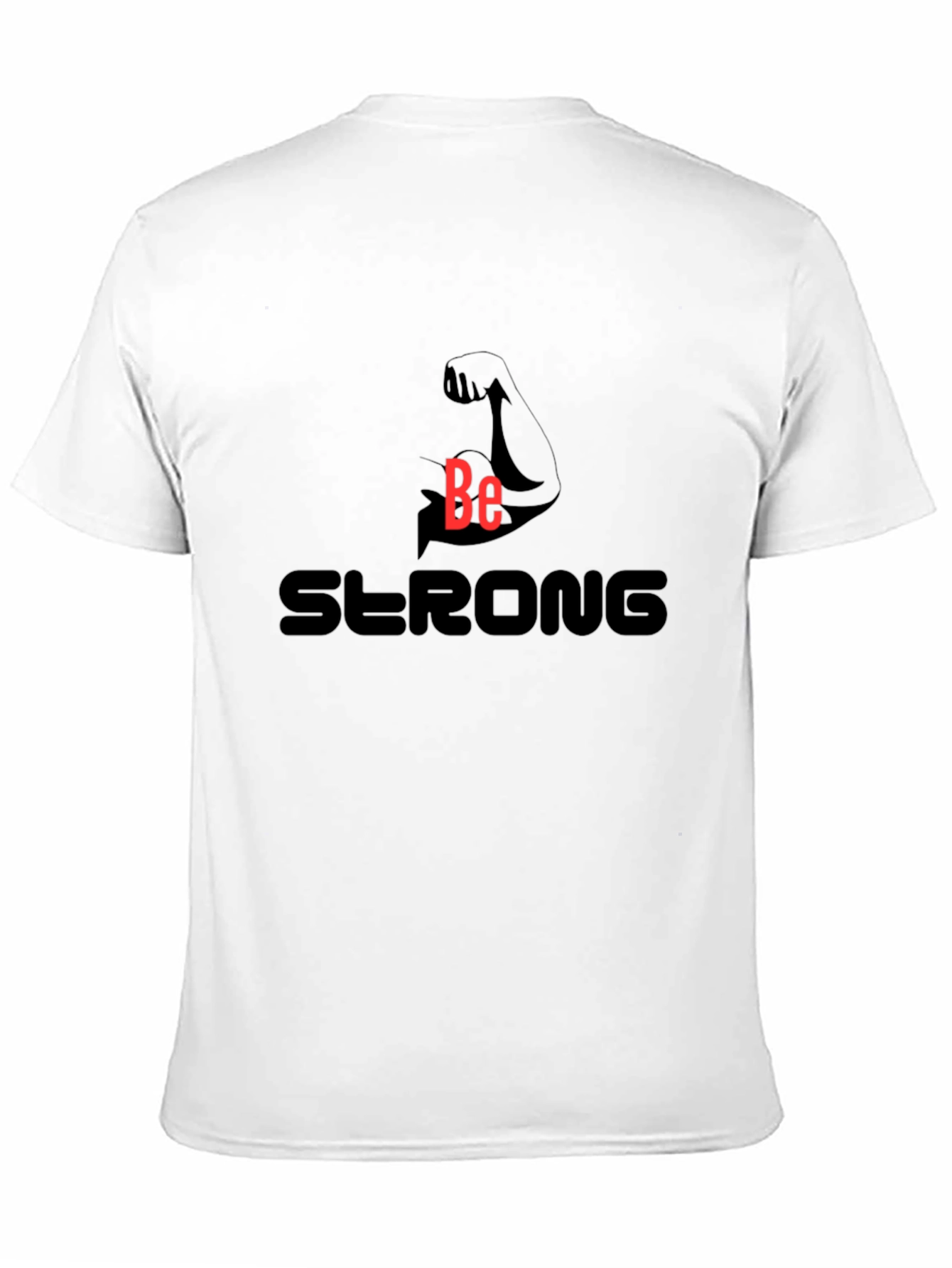 Be Strong Graphic Tee - Black