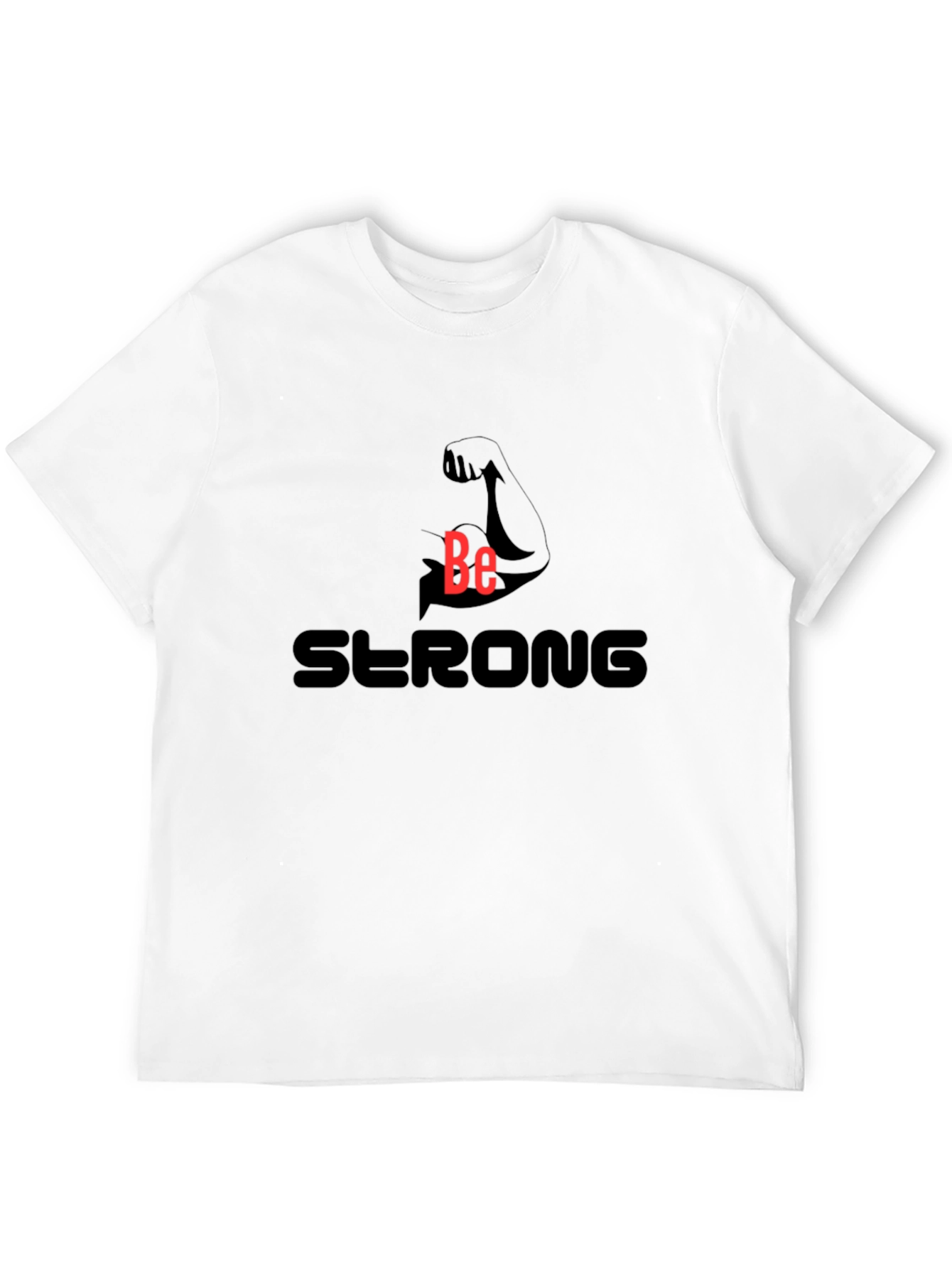 Be Strong Graphic Tee - Black