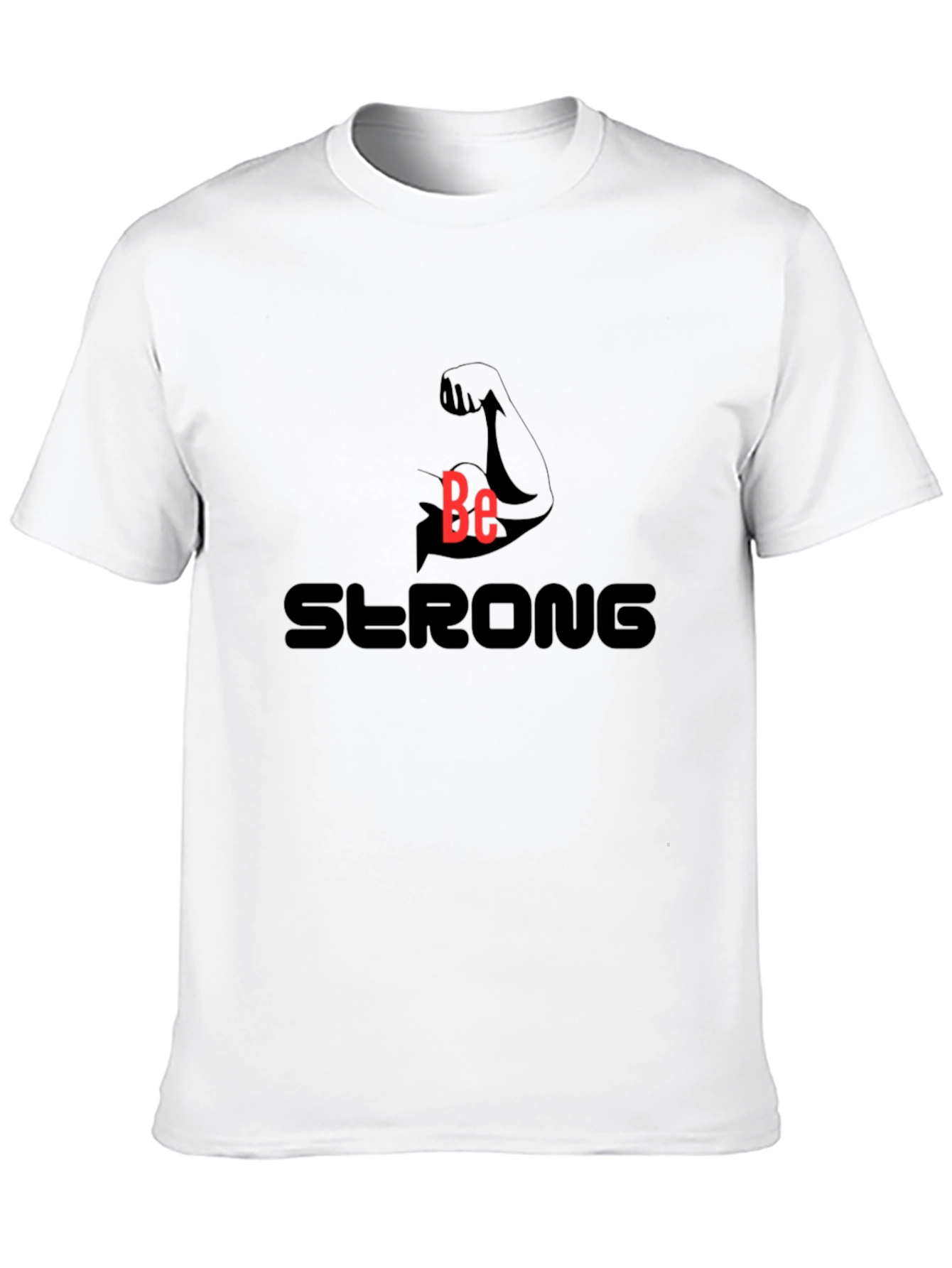 Be Strong Graphic Tee - Black