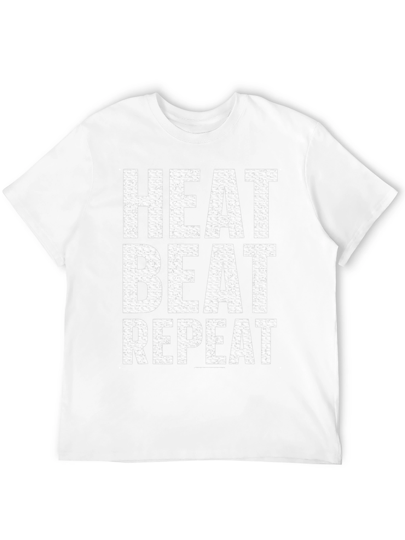 Heat Beat Repeat Graphic Tee - Black