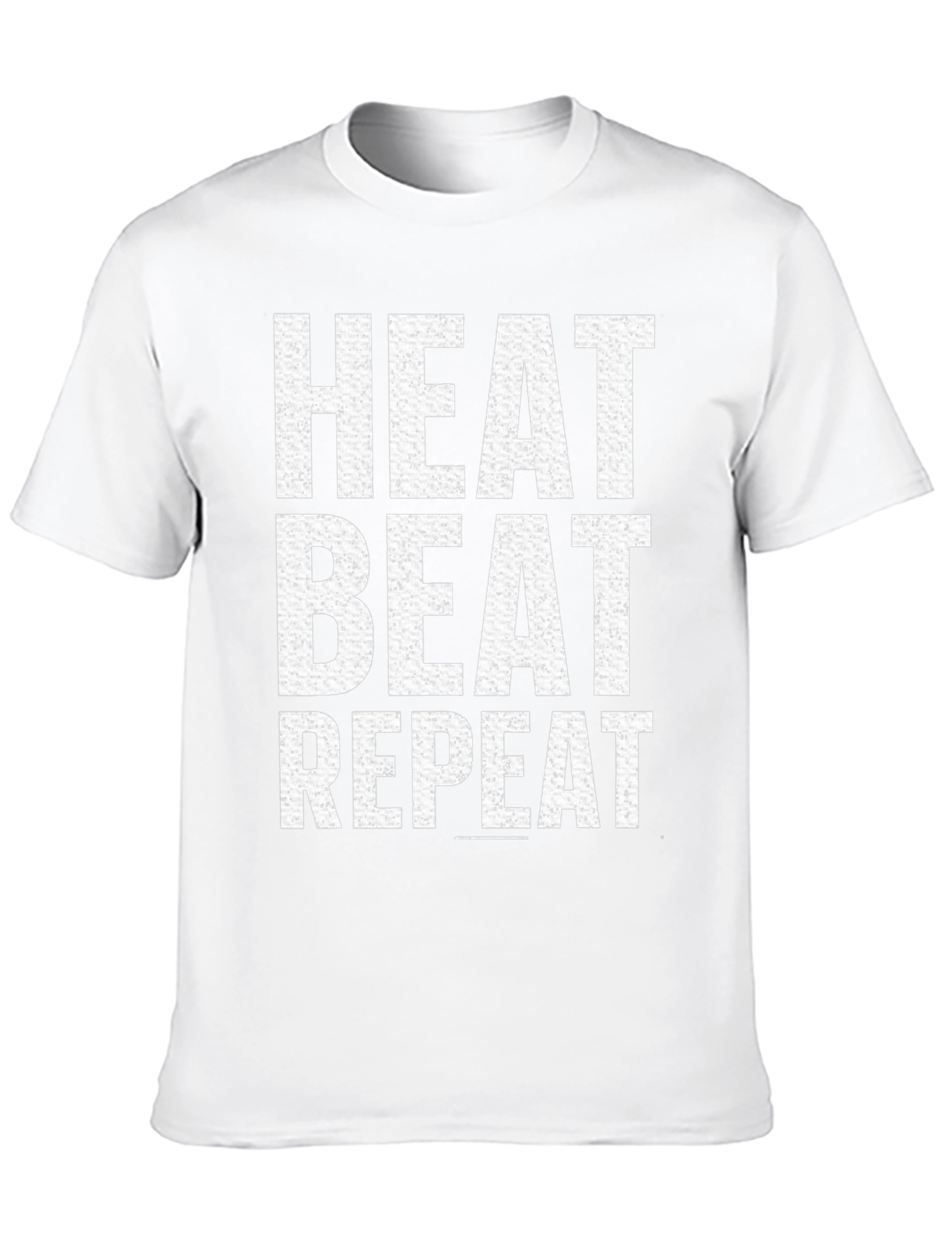 Heat Beat Repeat Graphic Tee - Black