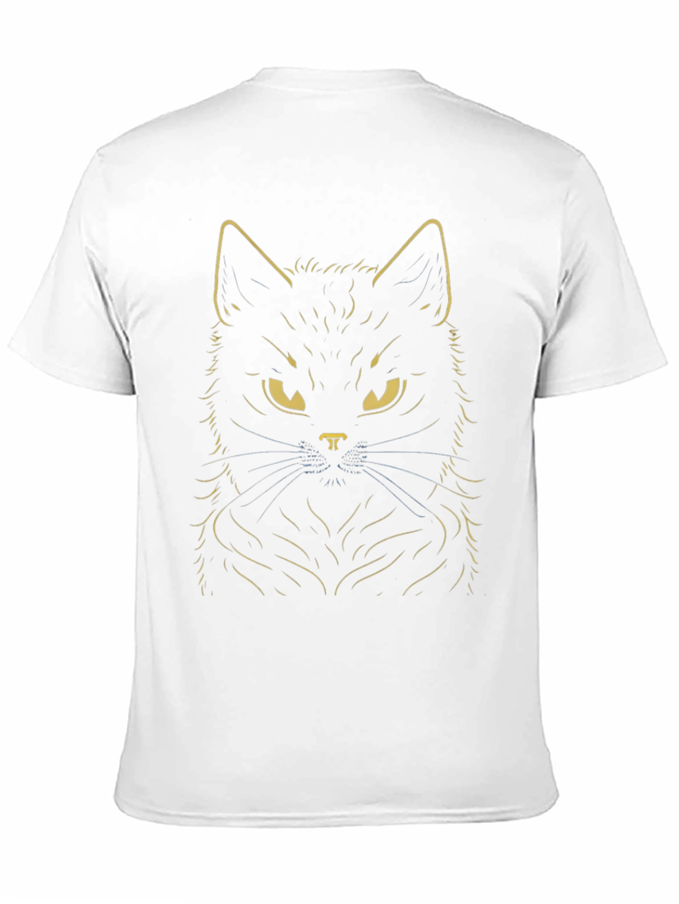 Black Cat Graphic T-Shirt - Mens Crew Neck Tee