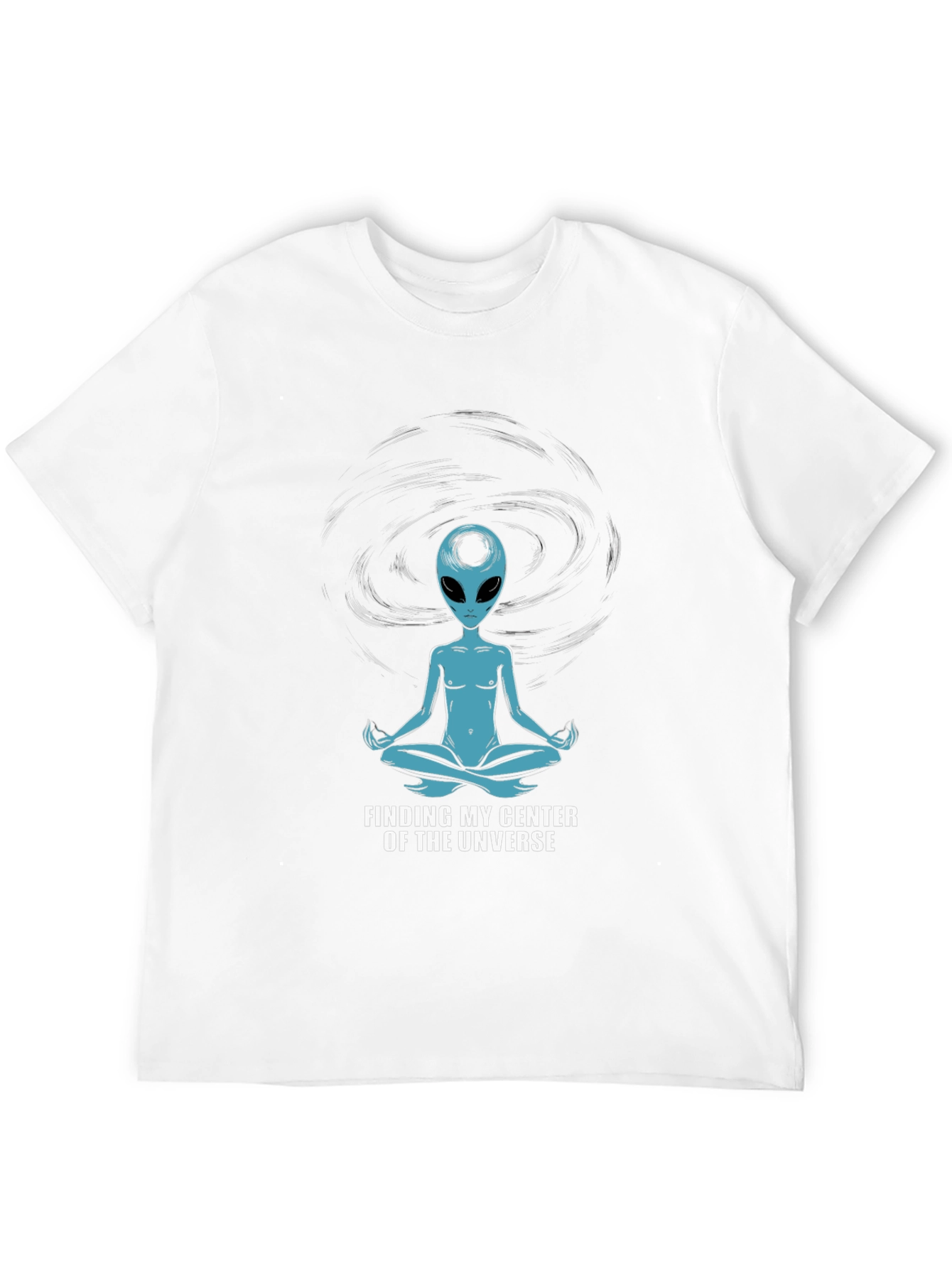 Alien Meditation T-Shirt - Find Your Center