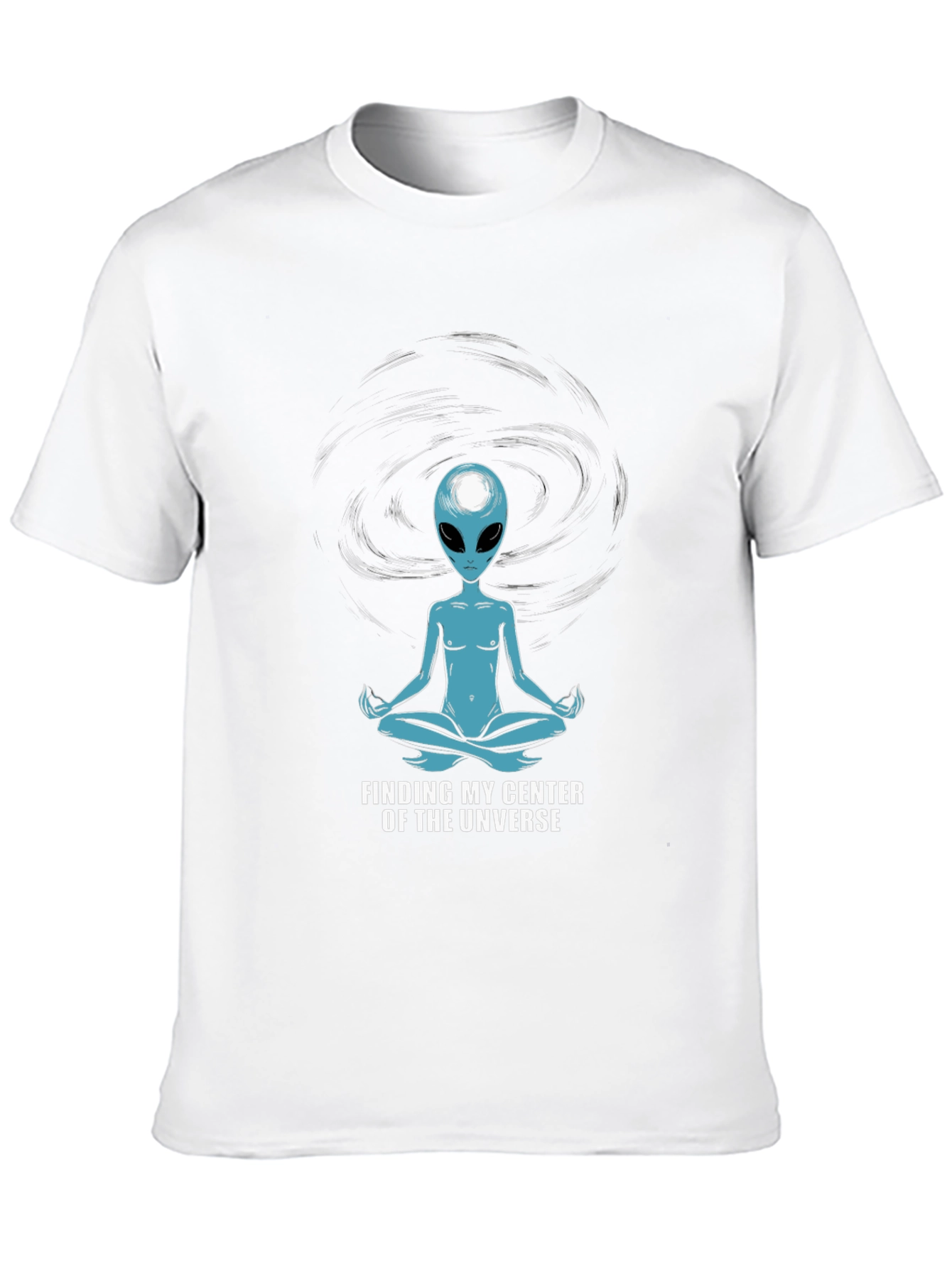 Alien Meditation T-Shirt - Find Your Center