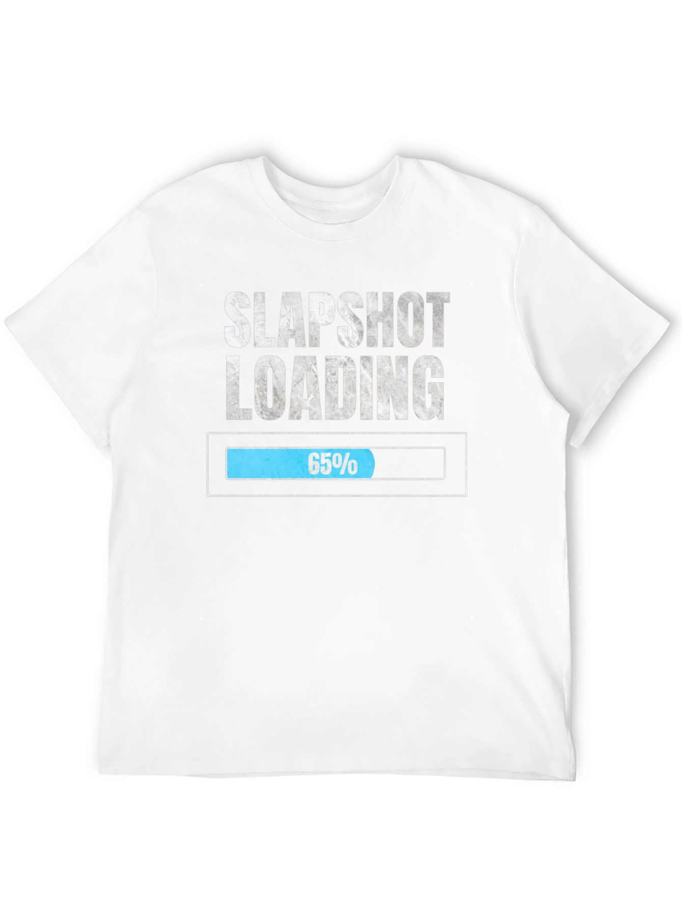 Slapshot Loading 65% Funny Hockey T-Shirt