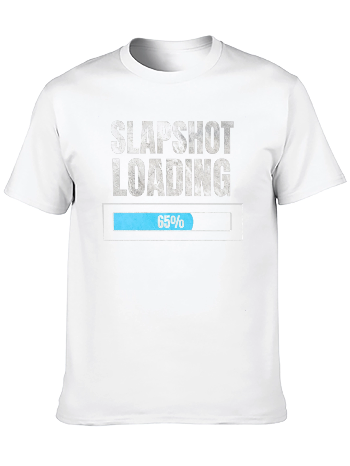 Slapshot Loading 65% Funny Hockey T-Shirt