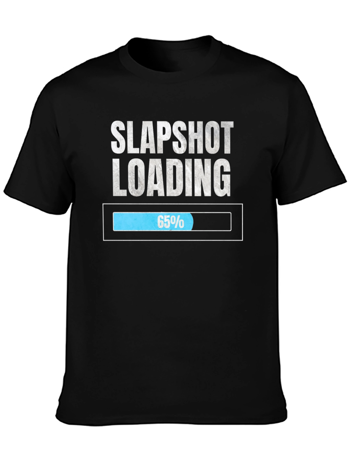 Slapshot Loading 65% Funny Hockey T-Shirt