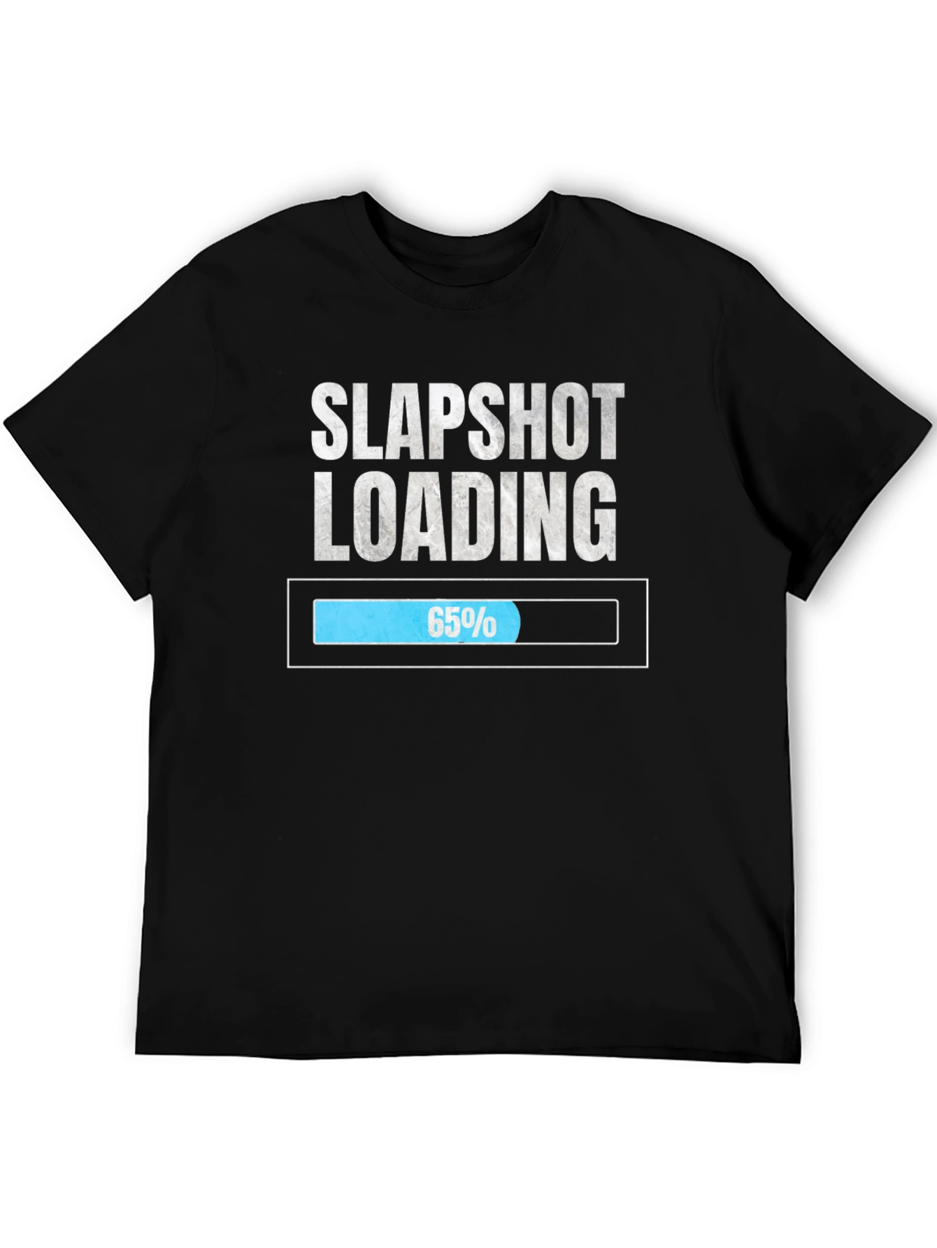 Slapshot Loading 65% Funny Hockey T-Shirt