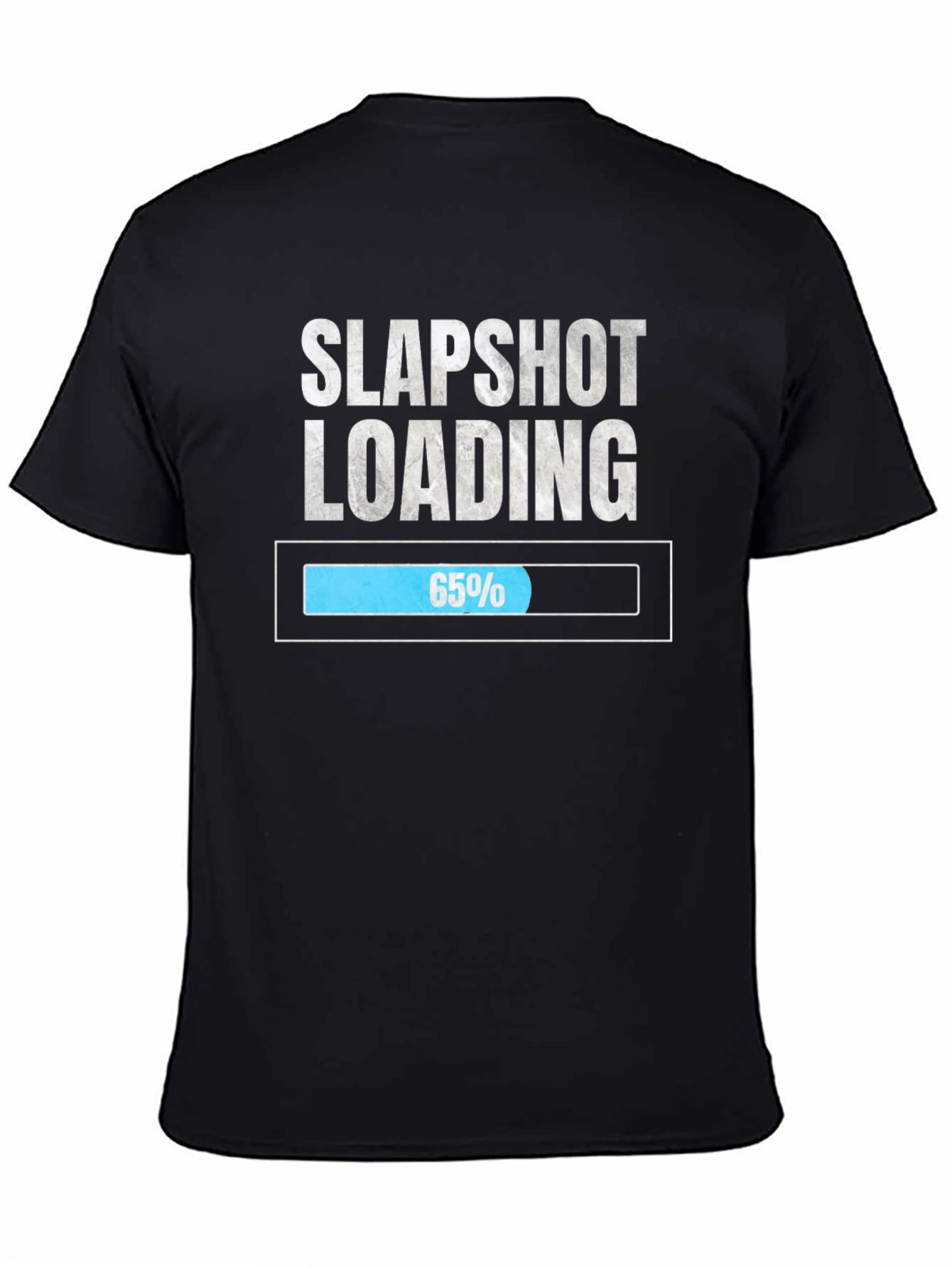 Slapshot Loading 65% Funny Hockey T-Shirt