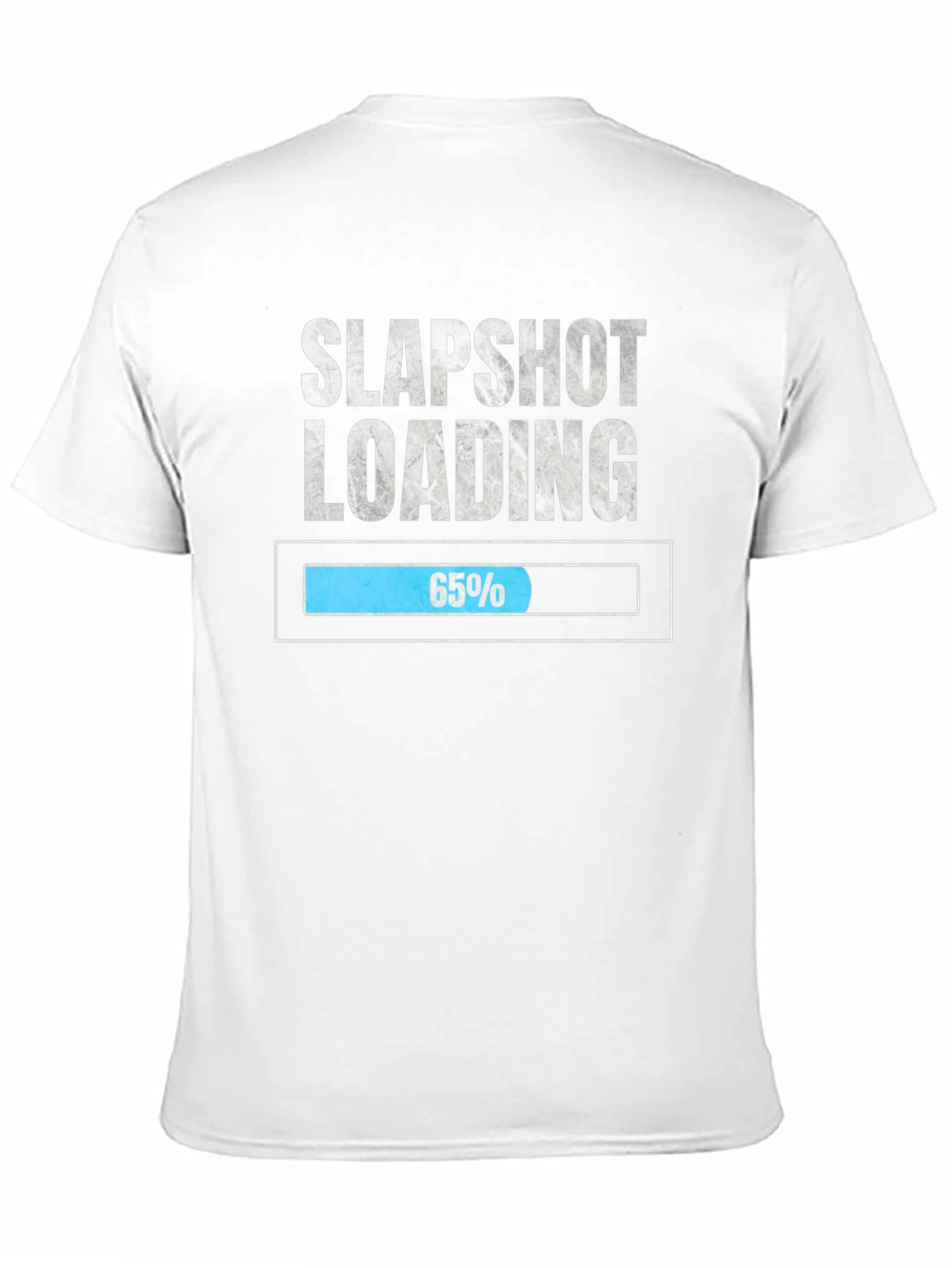 Slapshot Loading 65% Funny Hockey T-Shirt