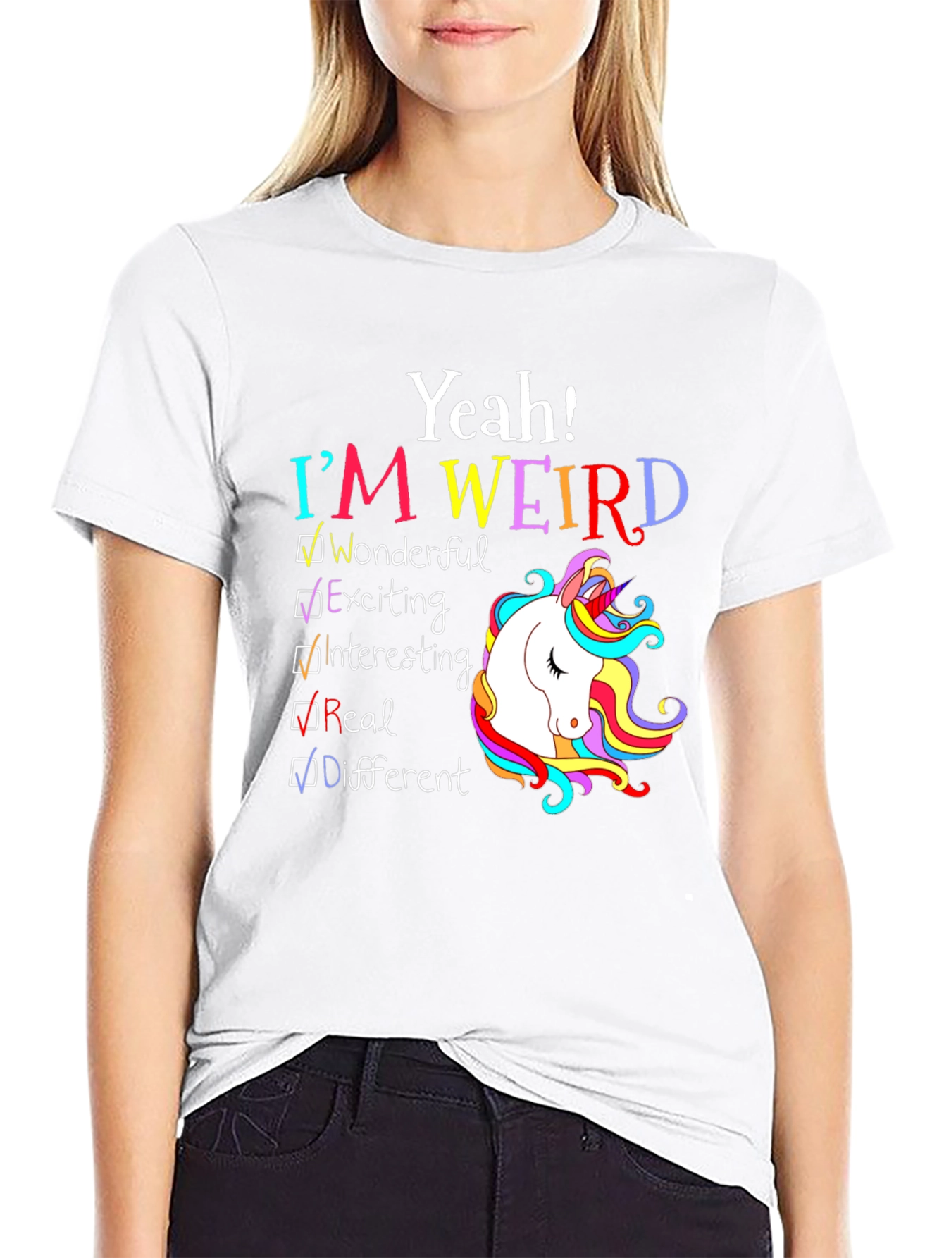 Yeah! Im Weird Unicorn T-Shirt