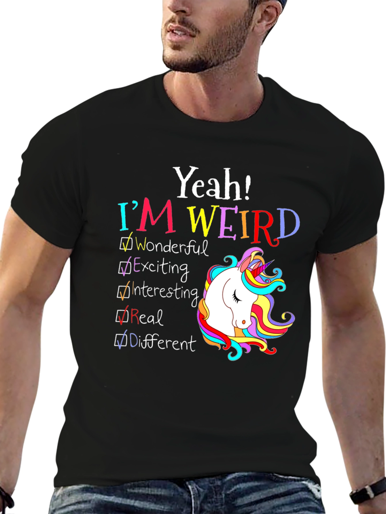Yeah! Im Weird Unicorn T-Shirt