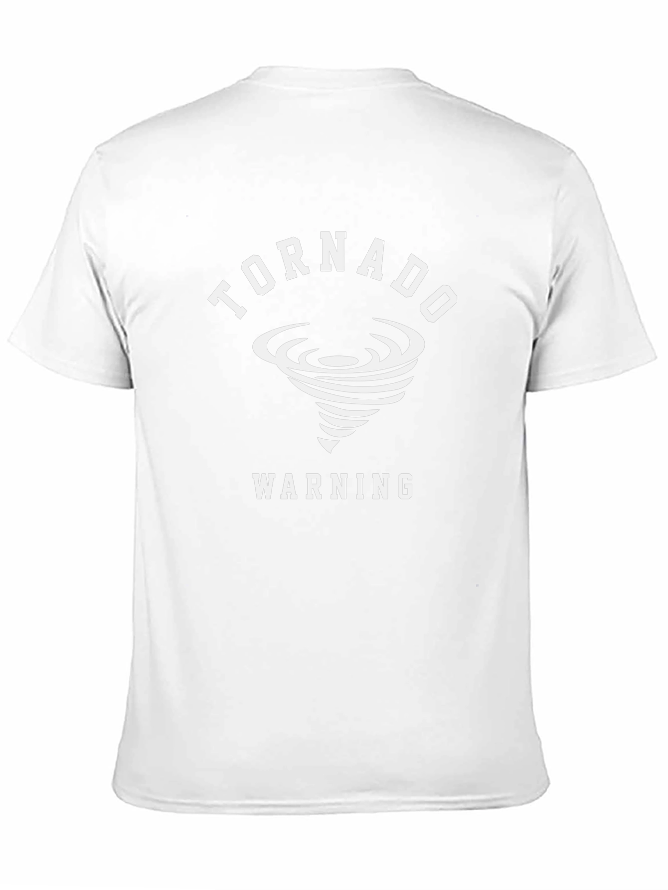 Tornado Warning Graphic Tee - Black Cotton T-Shirt