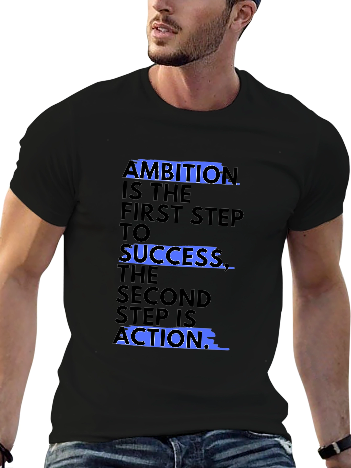 Ambition Success Action Graphic Tee