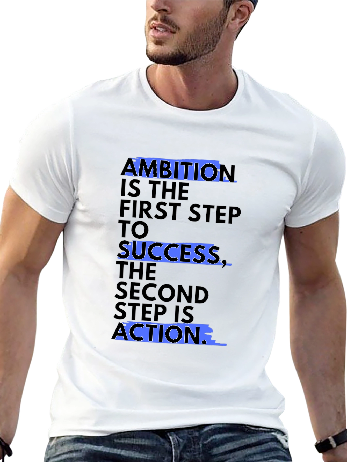 Ambition Success Action Graphic Tee