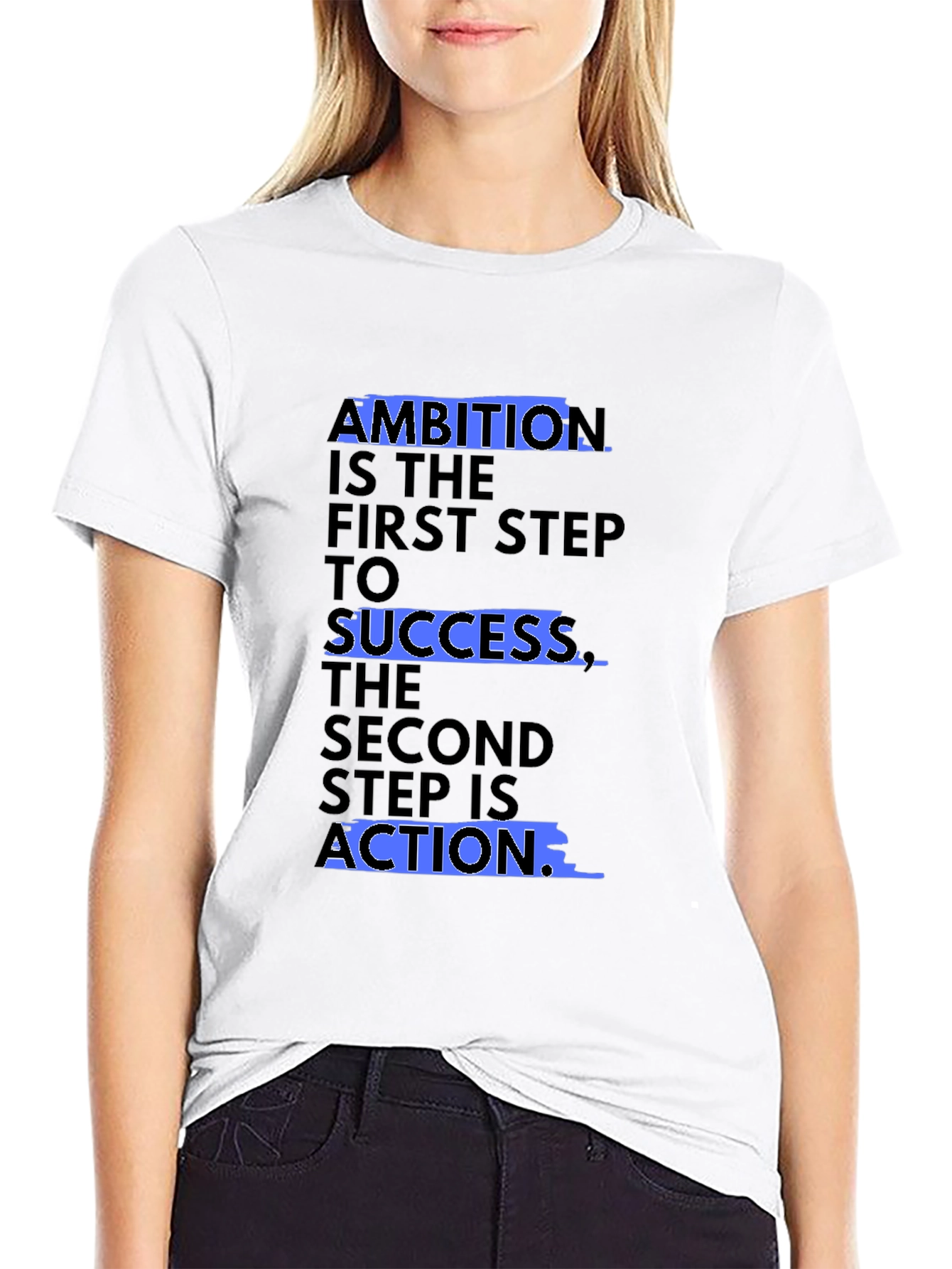 Ambition Success Action Graphic Tee