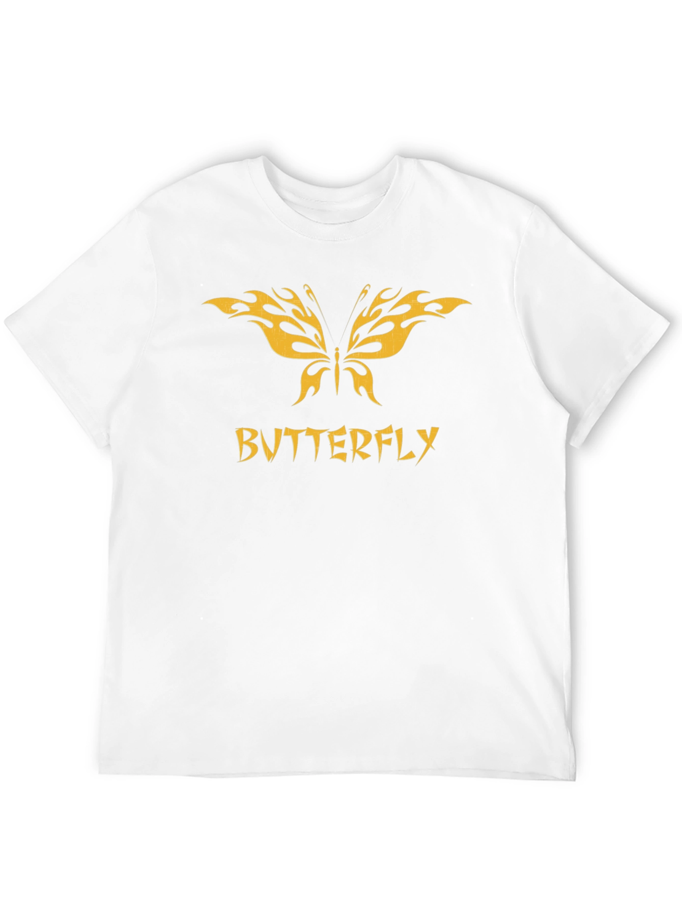 Butterfly Graphic Tee - Black Cotton Comfort
