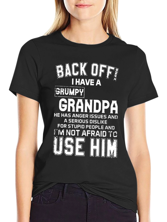 Grumpy Grandpa Novelty Graphic Tee
