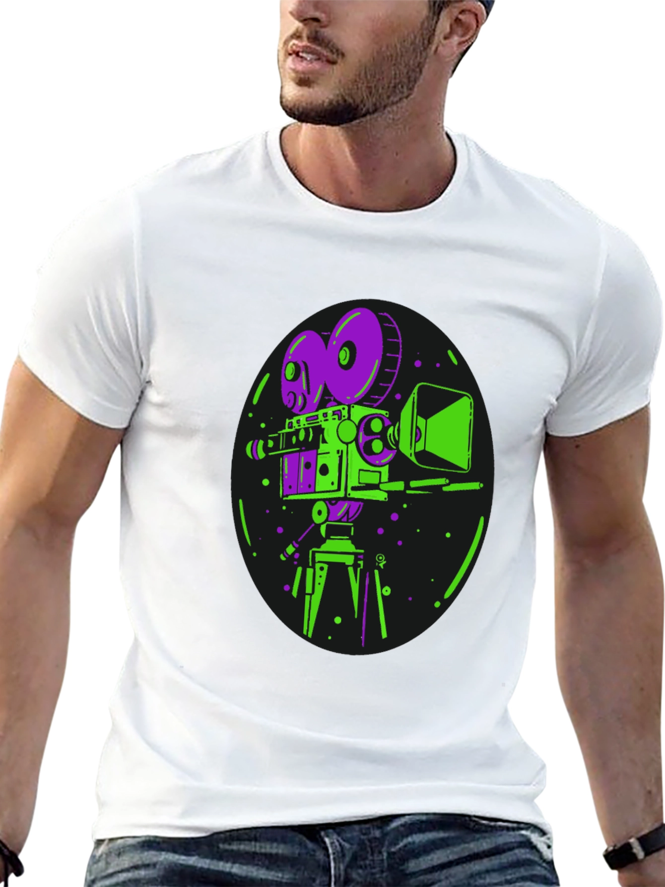 Retro Camera Graphic T-Shirt