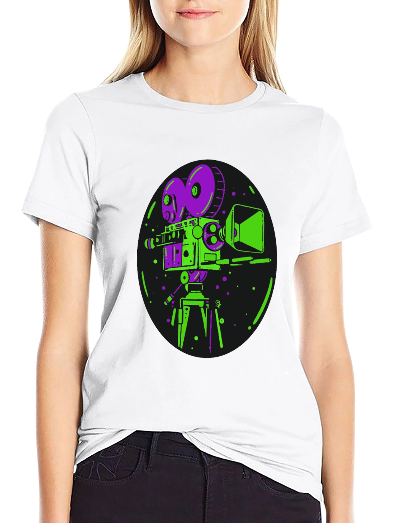 Retro Camera Graphic T-Shirt