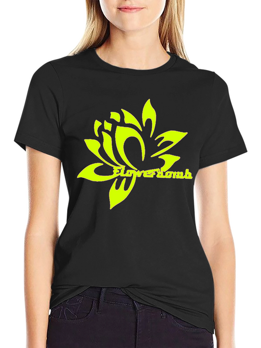 Flowerbomb Graphic Black T-Shirt