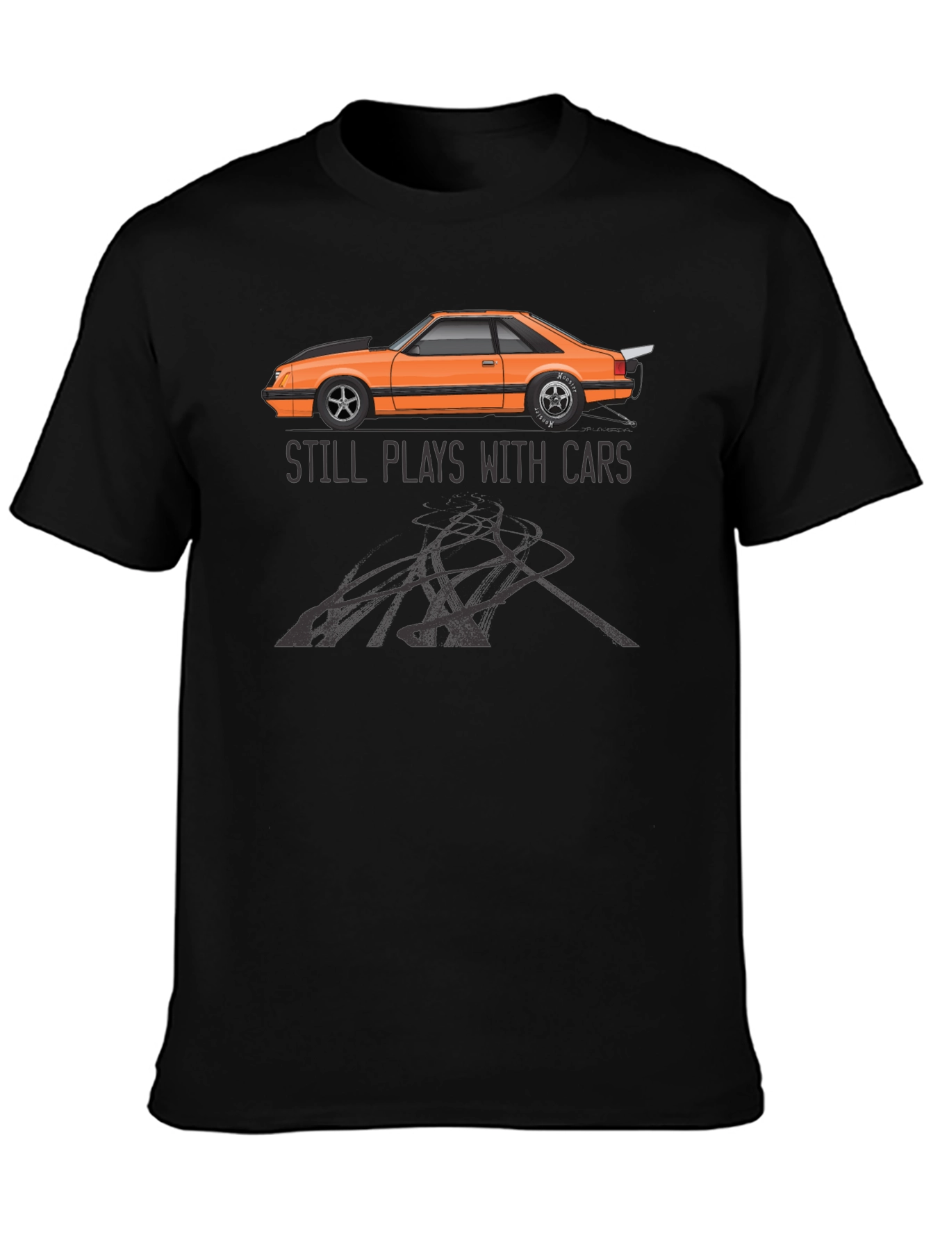 Still Plays with Cars Graphic T-Shirt