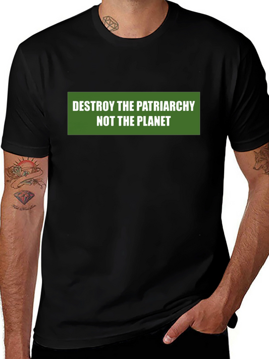 Eco-Conscious Feminist Slogan Tee
