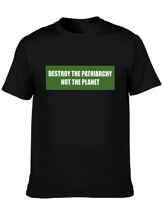 Eco-Conscious Feminist Slogan Tee