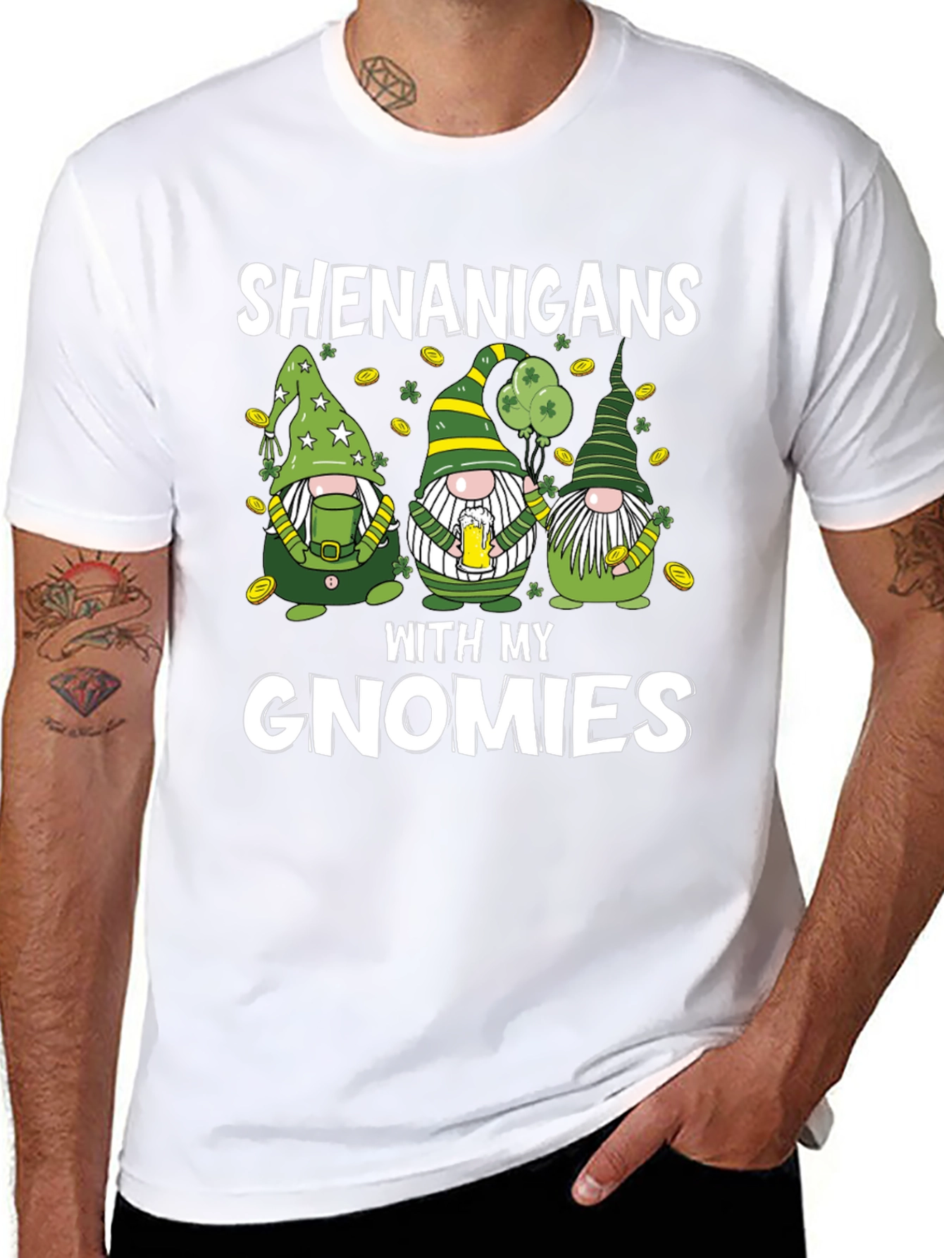 St. Patricks Day Shenanigans Gnome Tee