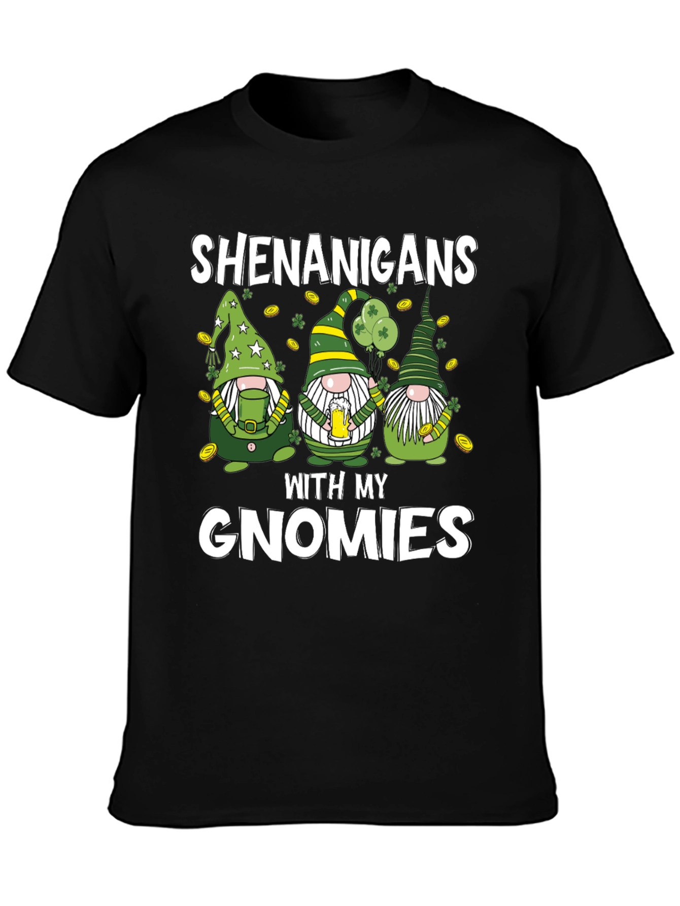 St. Patricks Day Shenanigans Gnome Tee