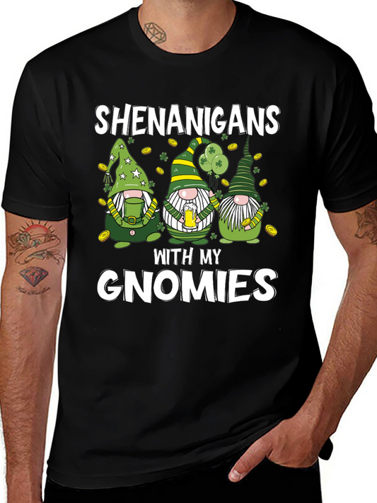 St. Patricks Day Shenanigans Gnome Tee