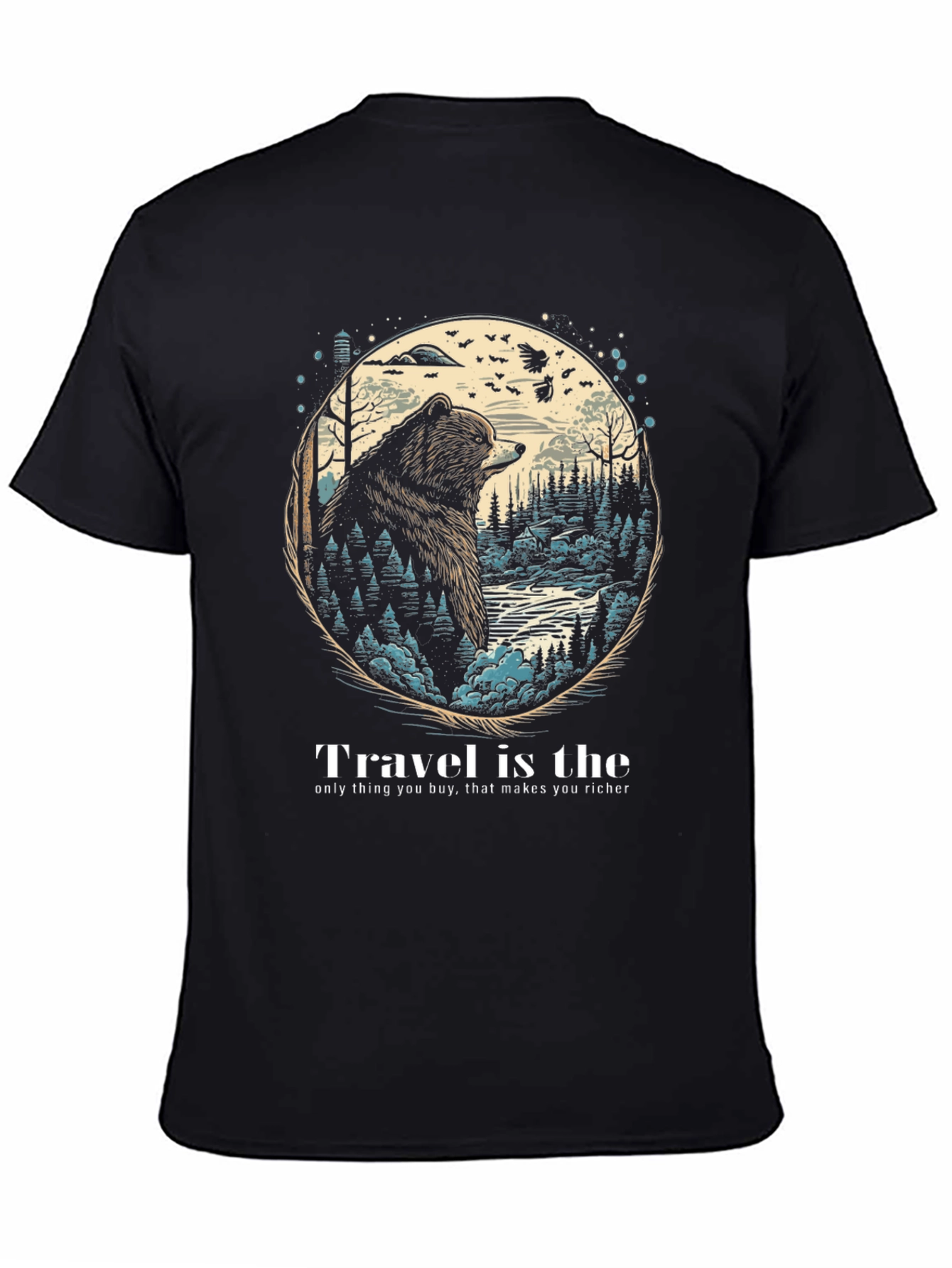 Travel Bear Graphic Tee