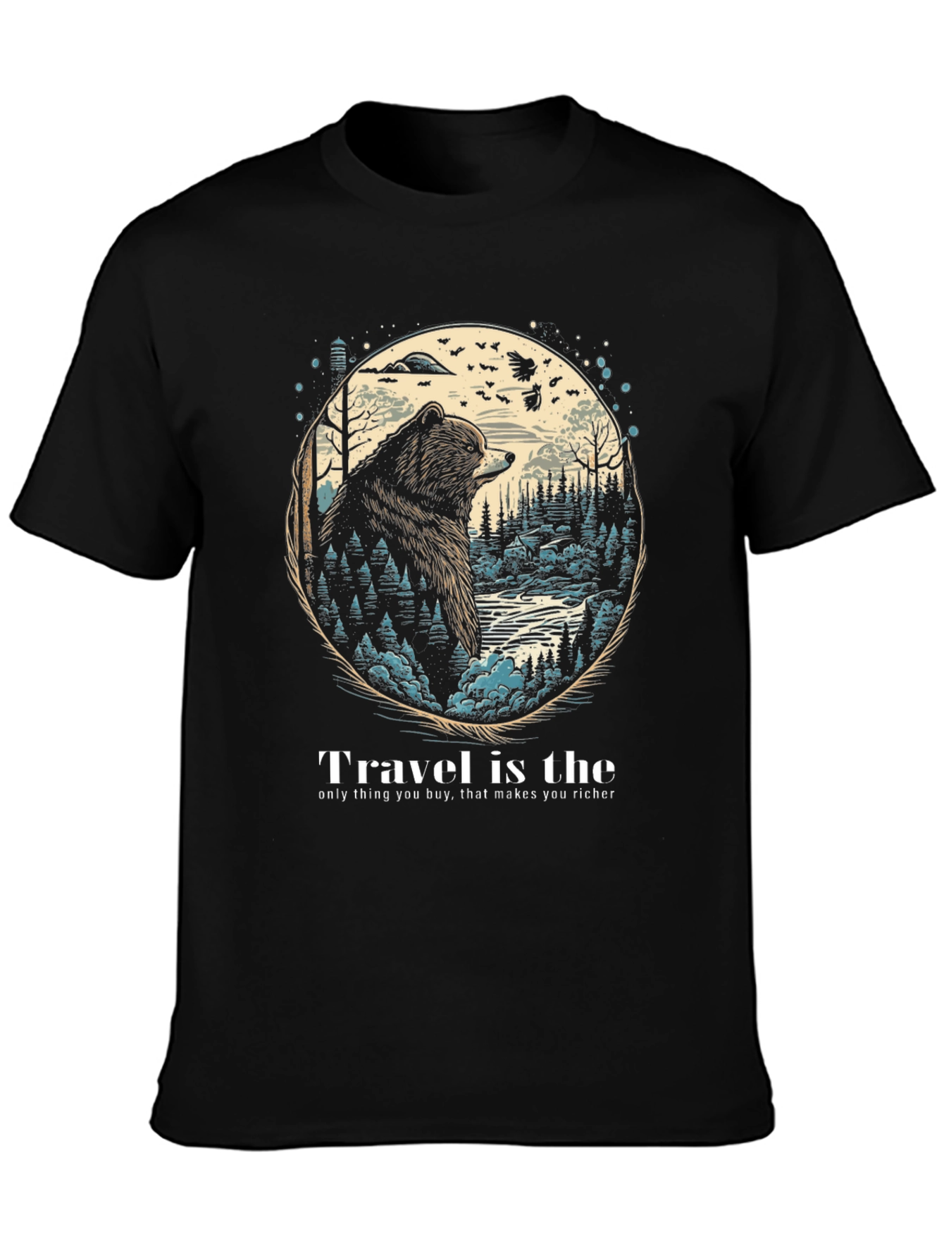 Travel Bear Graphic Tee