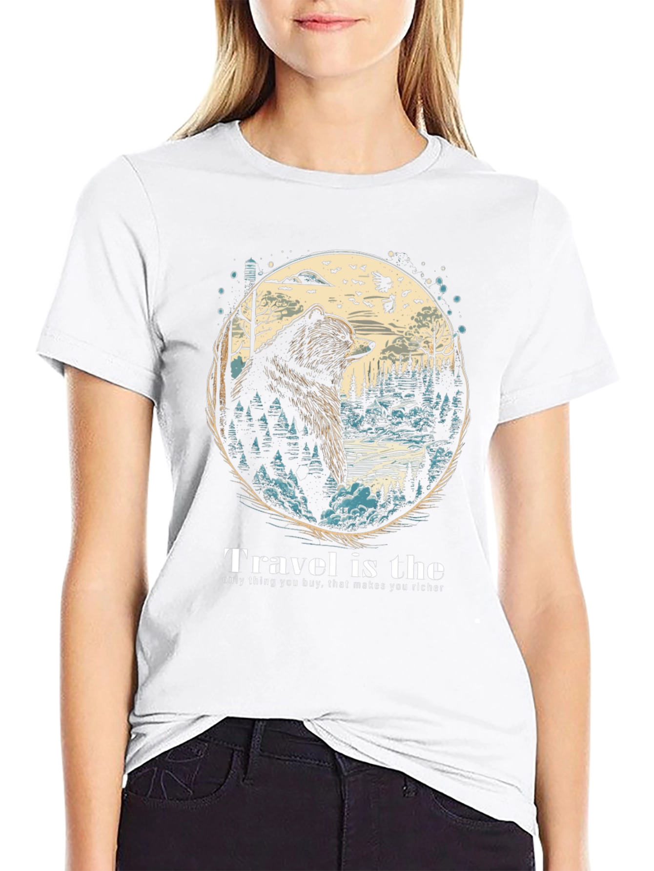 Travel Bear Graphic Tee