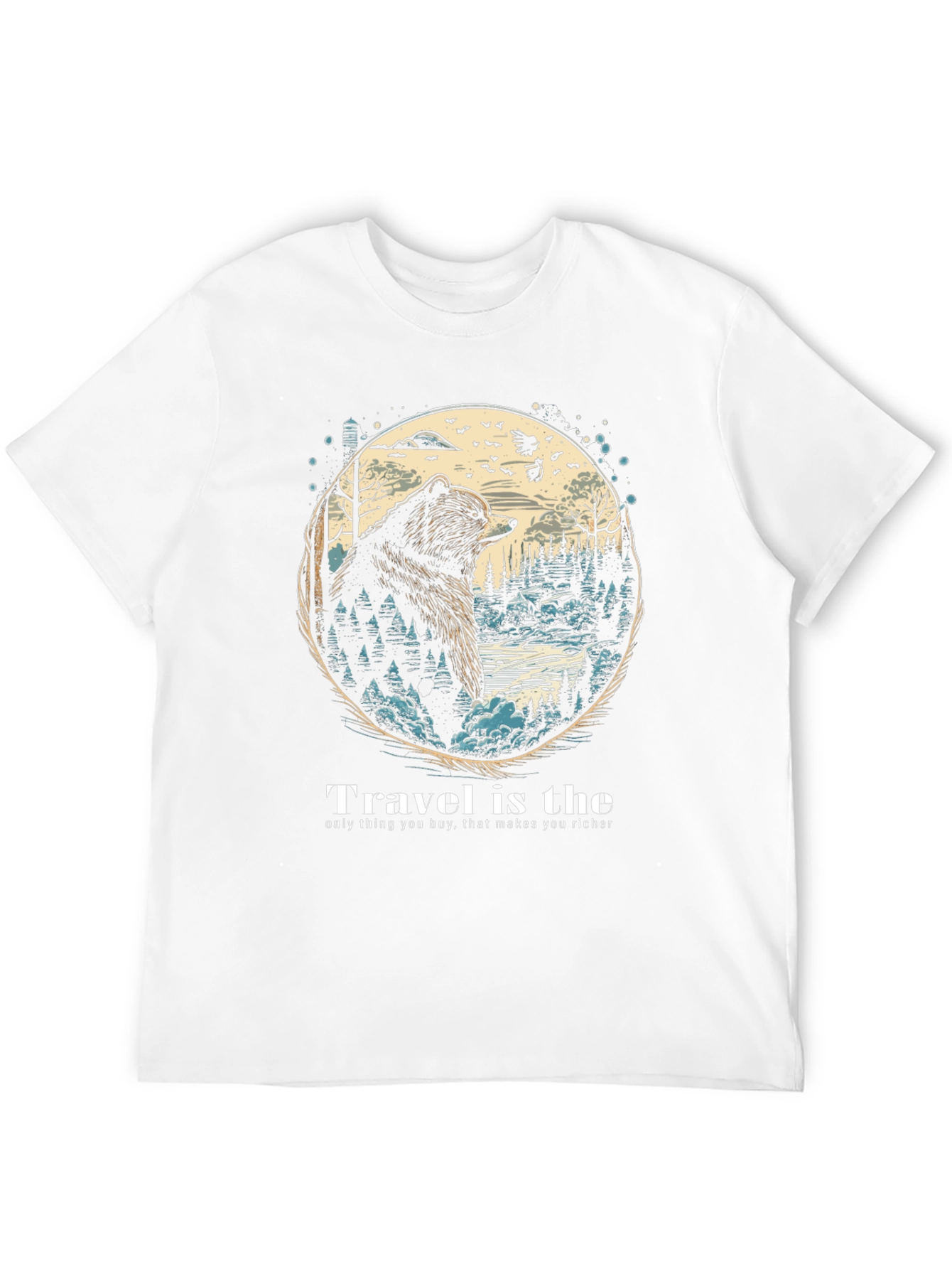Travel Bear Graphic Tee