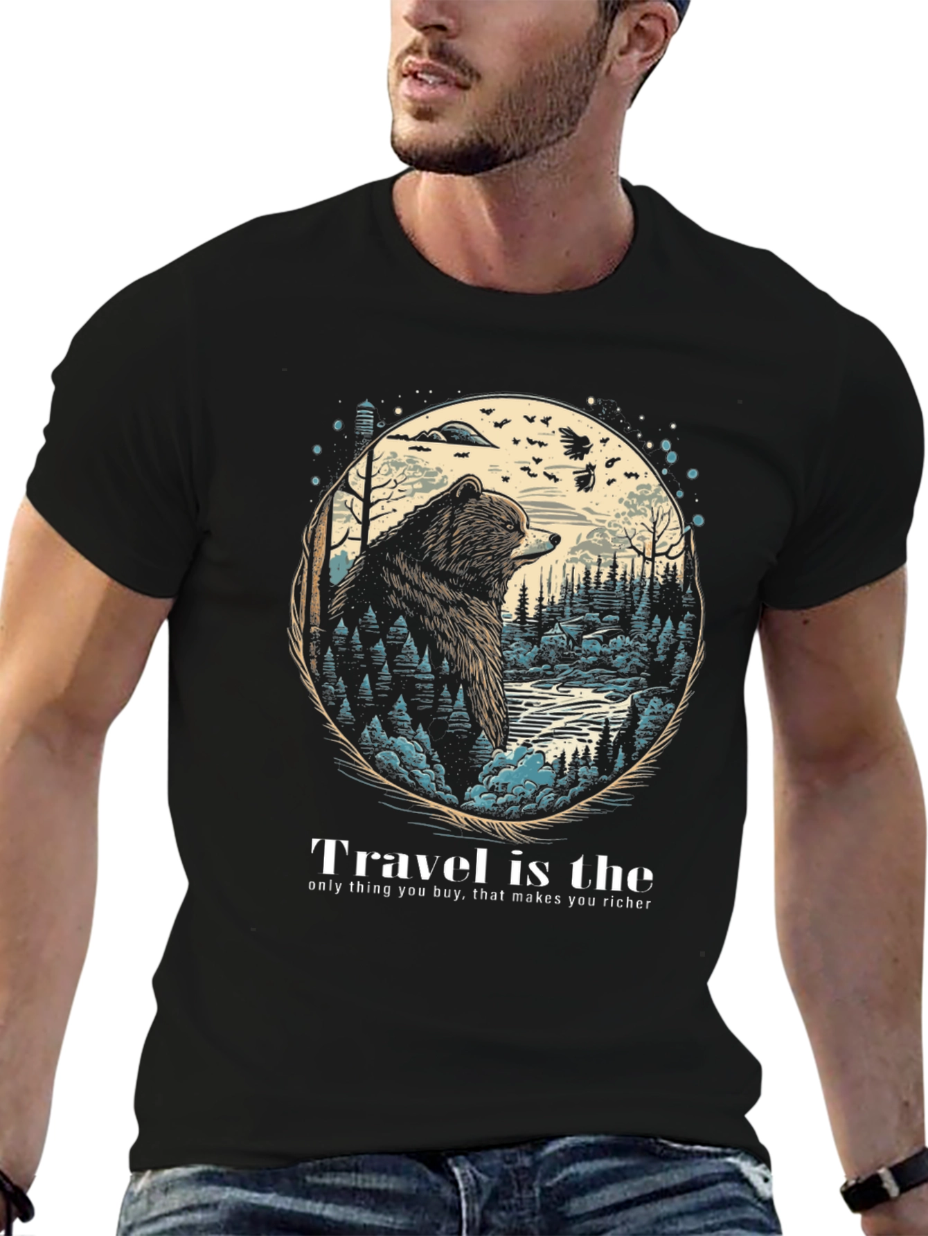 Travel Bear Graphic Tee