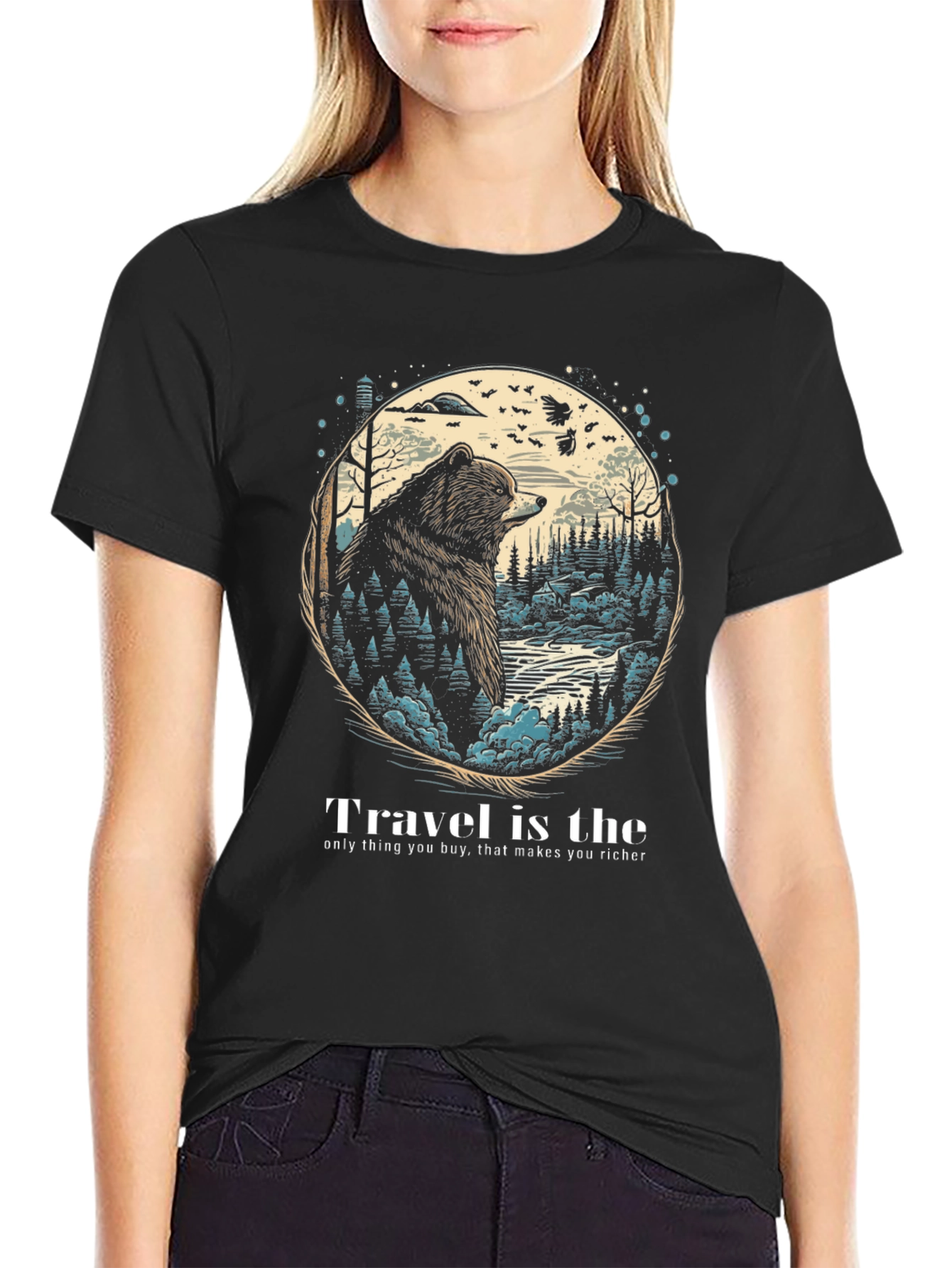 Travel Bear Graphic Tee