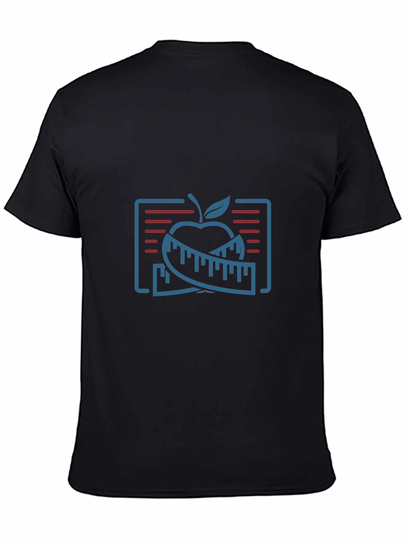 Fitness Apple Graphic T-Shirt - Slim Fit