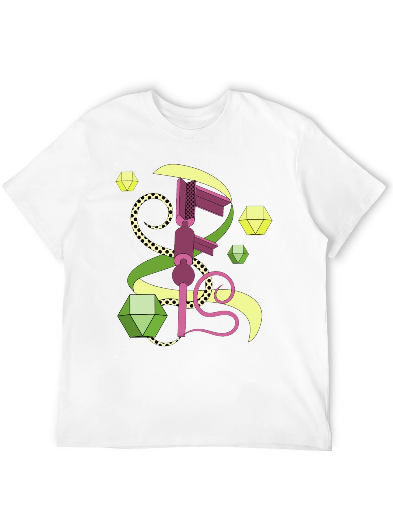 Geometric Graphic Tee - Abstract Art Shirt