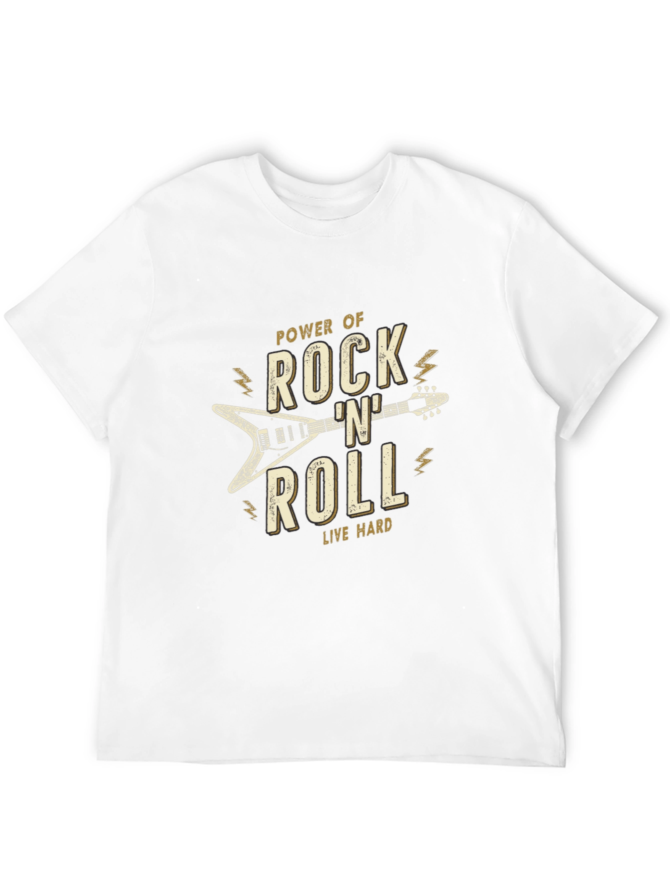 Rock n Roll Power Black T-Shirt