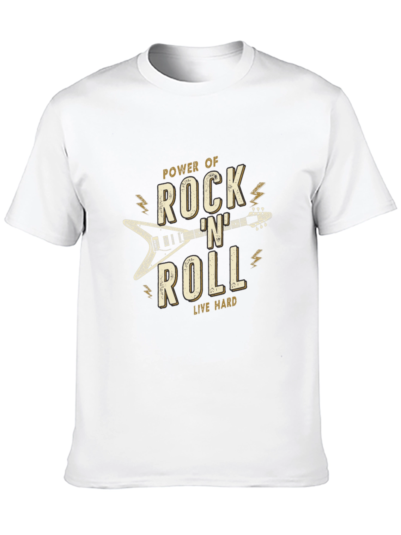 Rock n Roll Power Black T-Shirt
