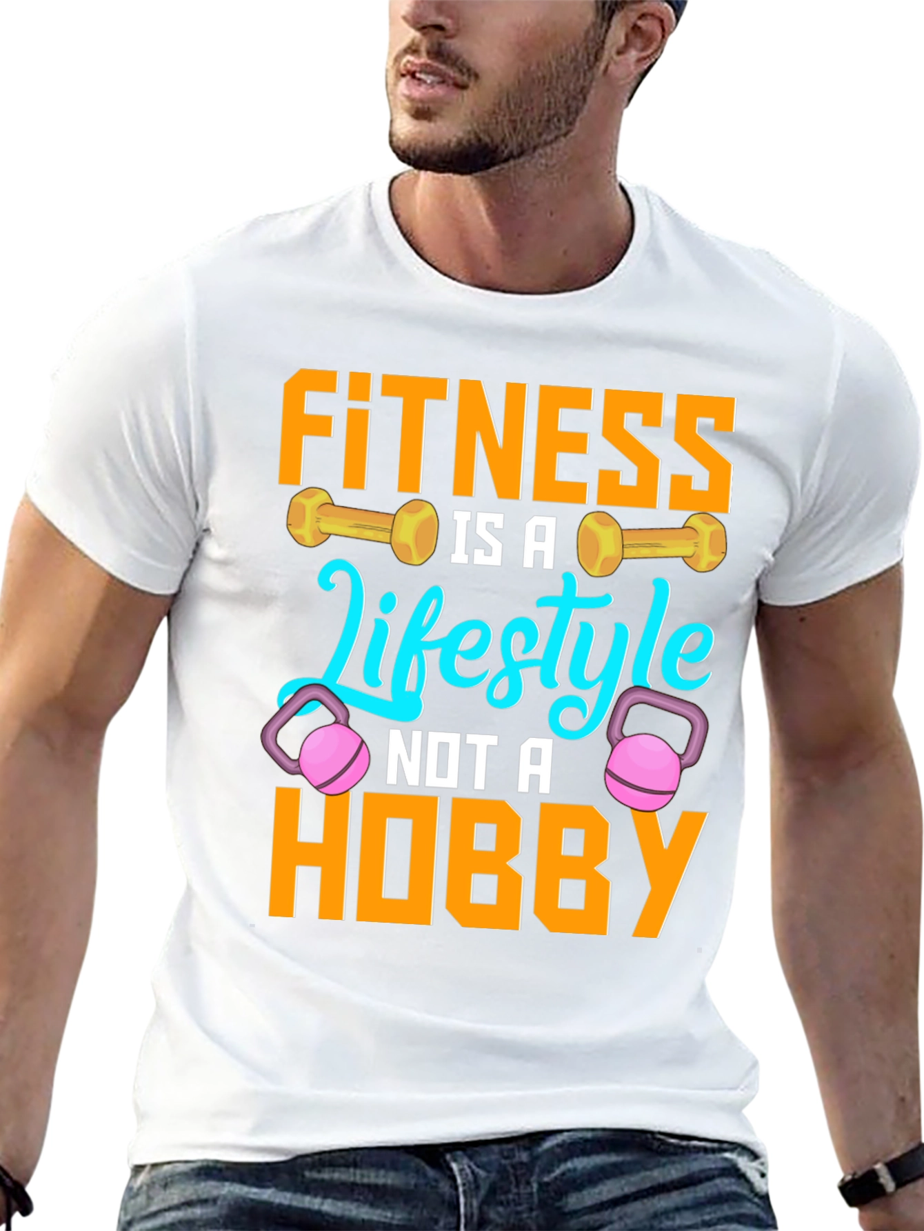 Fitness Lifestyle Gym Workout T-Shirt