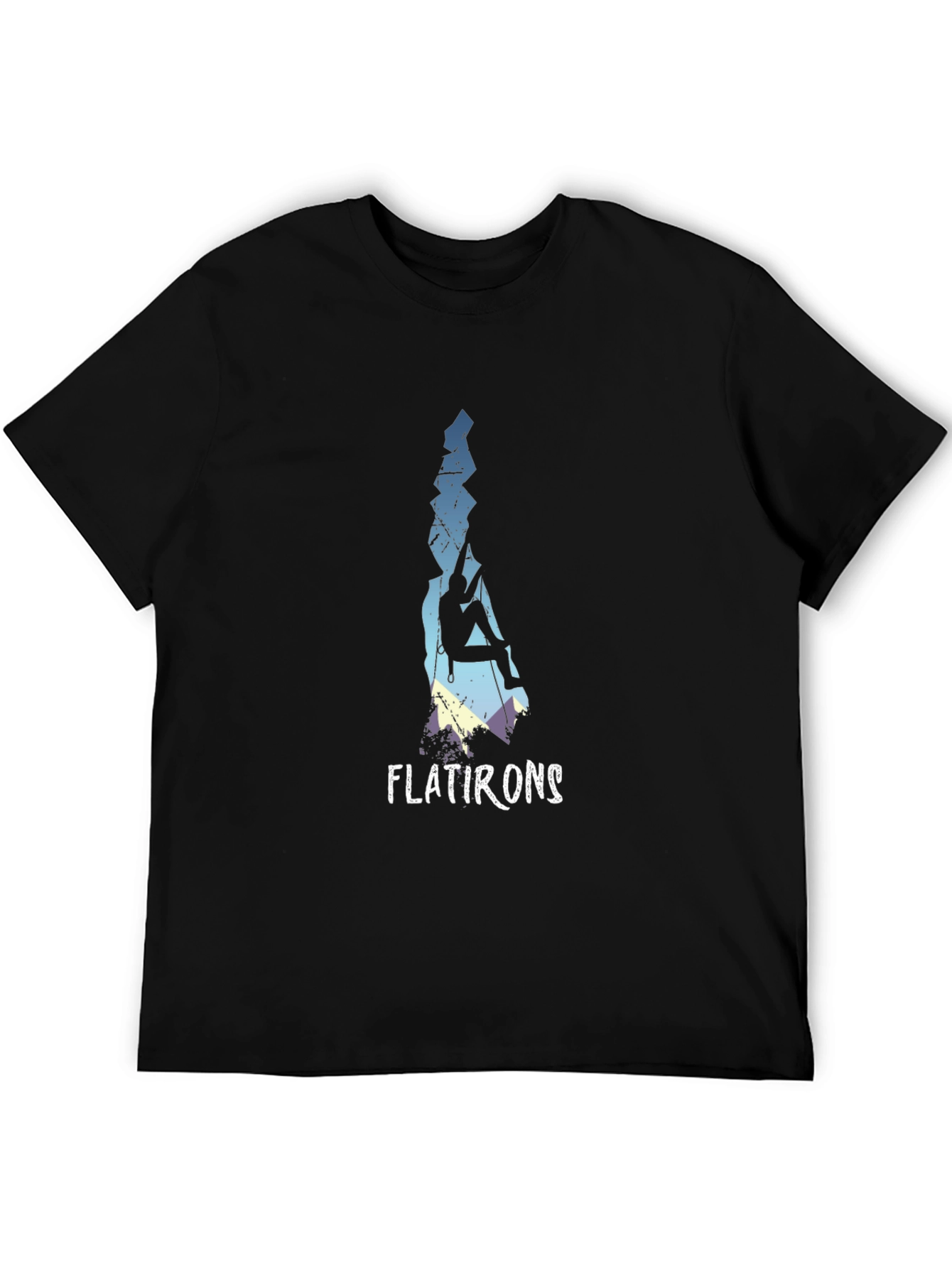 Flatirons Climbing Graphic Tee - Black